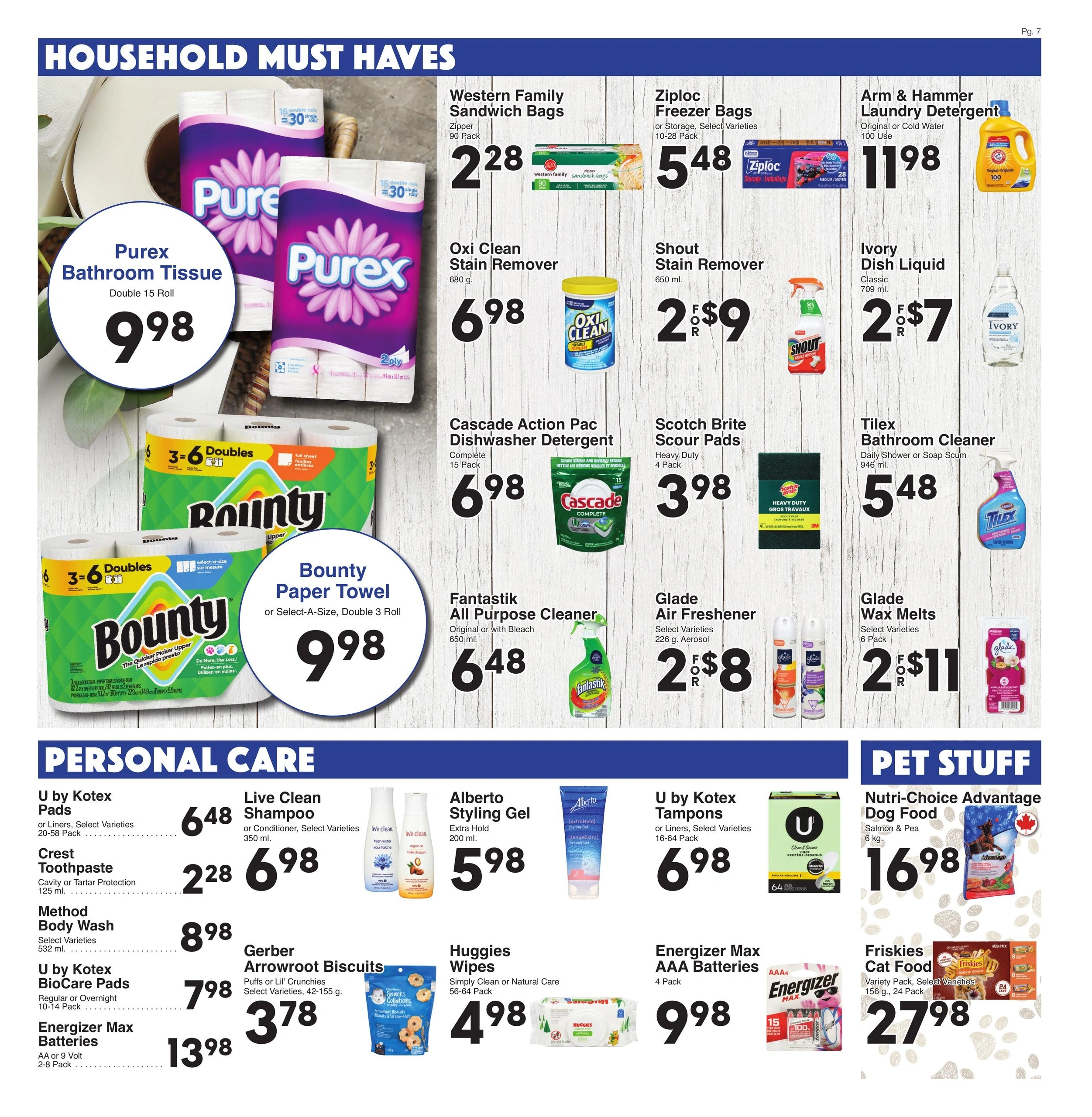 Safety Foods & Scotch Creek Market flyer page 7