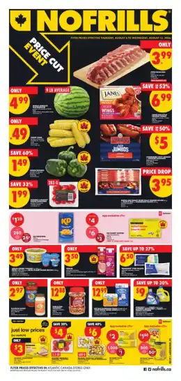 No Frills Weekly Flyer - Valid Thursday, August 06 - Wednesday, August 12