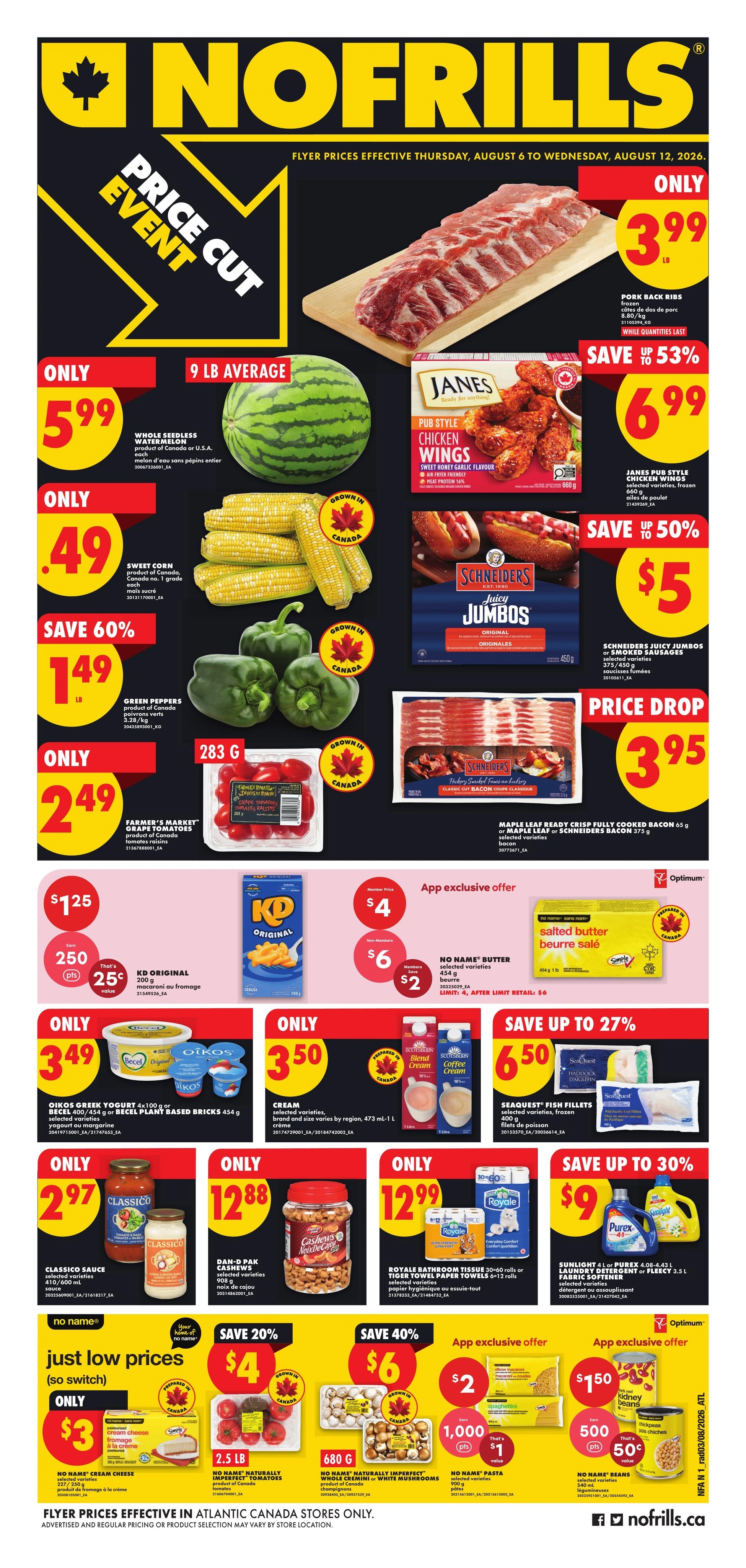 No Frills flyer page 1