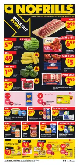 No Frills Weekly Flyer - Valid Thursday, August 06 - Wednesday, August 12