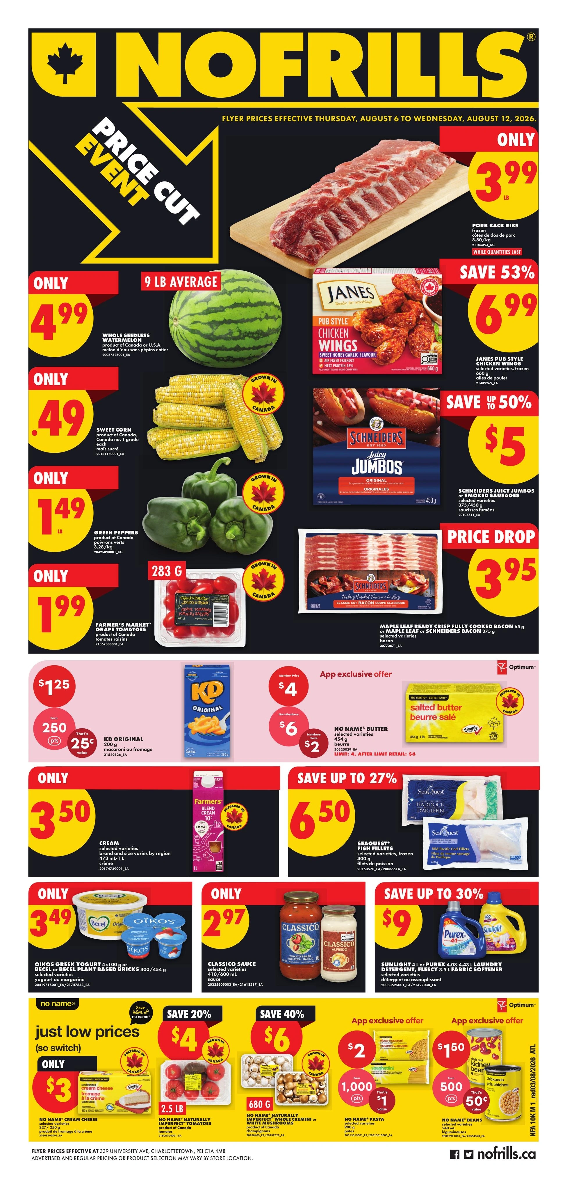 No Frills flyer page 1