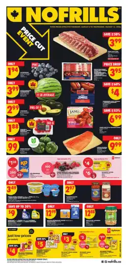 No Frills Weekly Flyer - Valid Thursday, August 06 - Wednesday, August 12