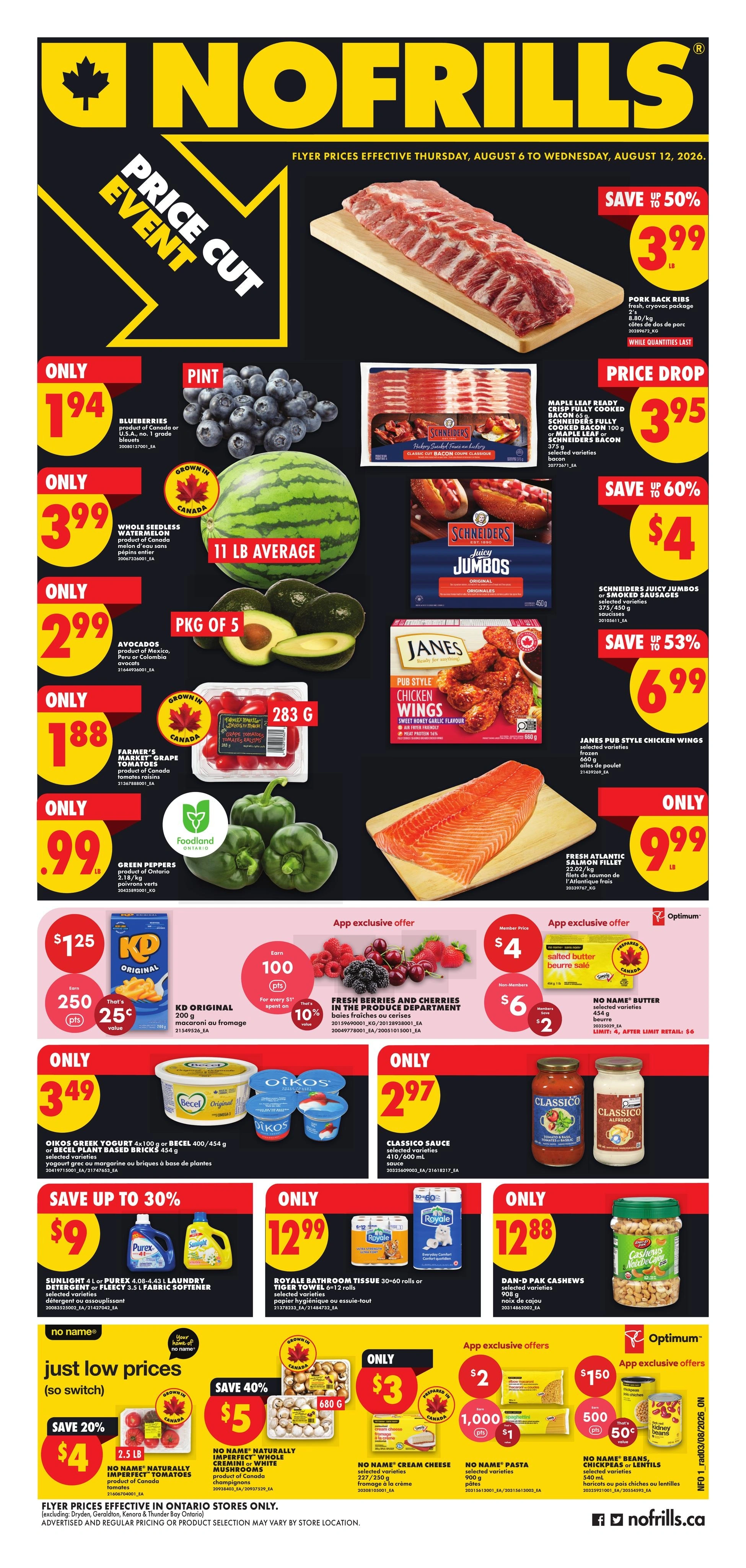 No Frills flyer page 1