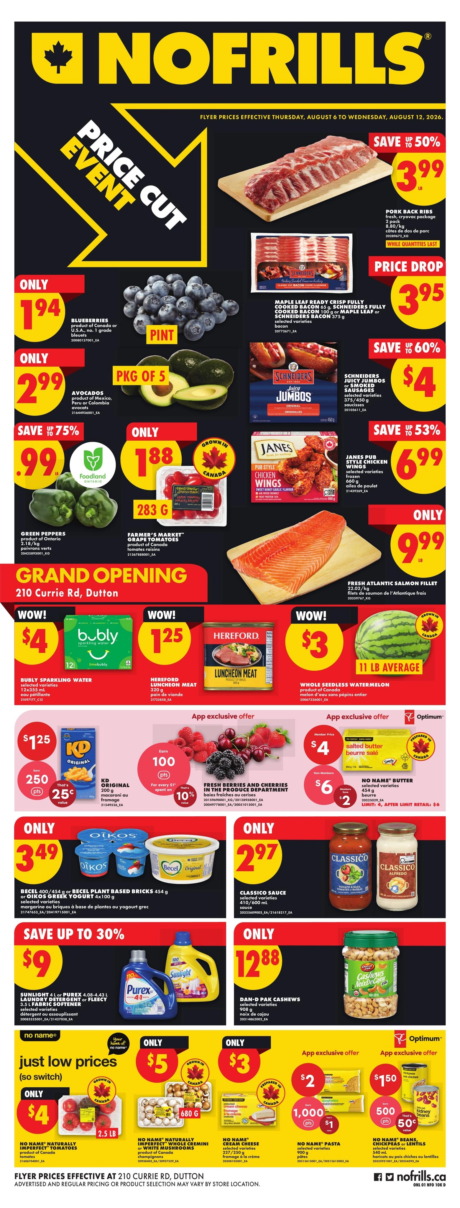 No Frills flyer page 1