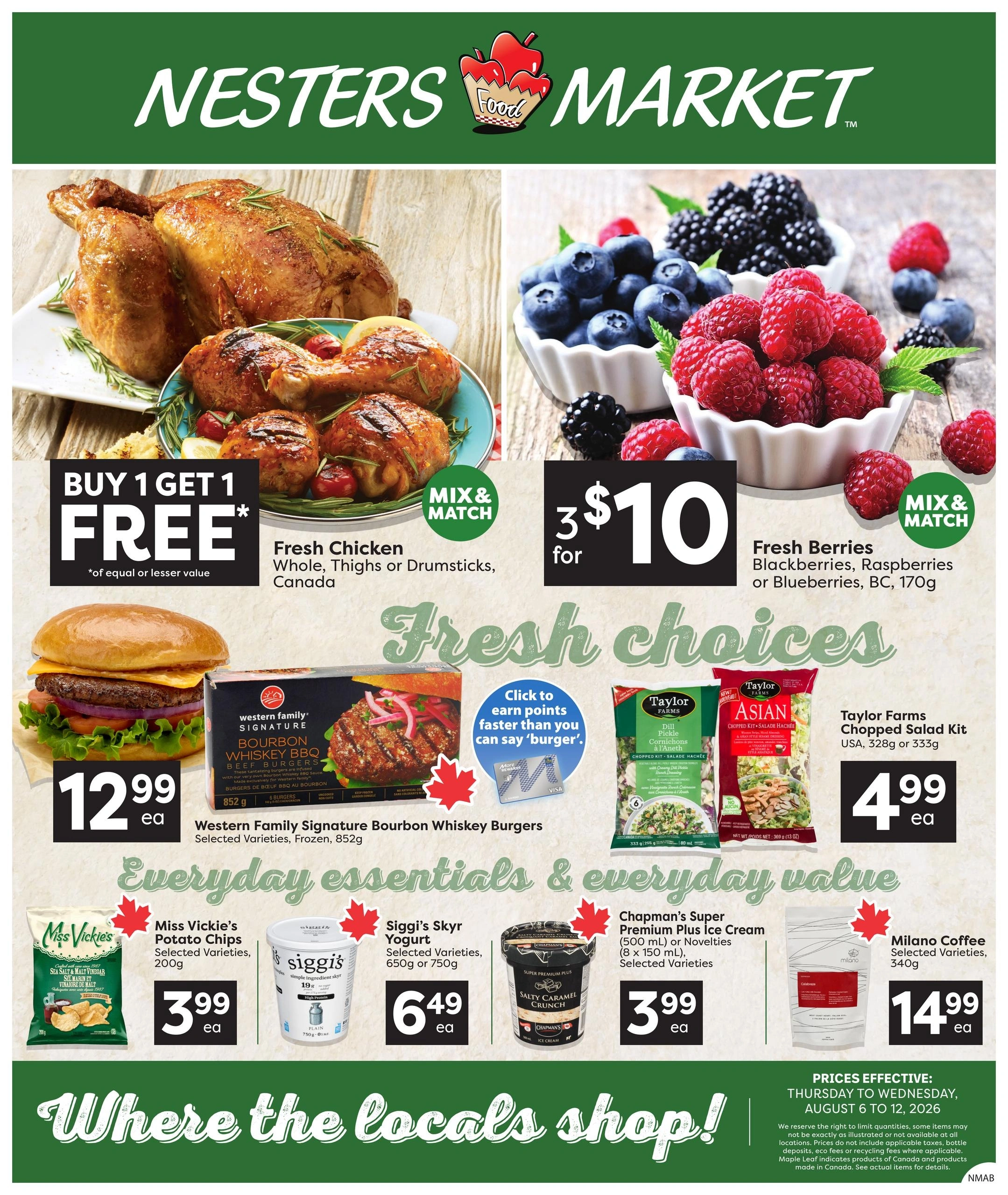 Nesters Market flyer page 1
