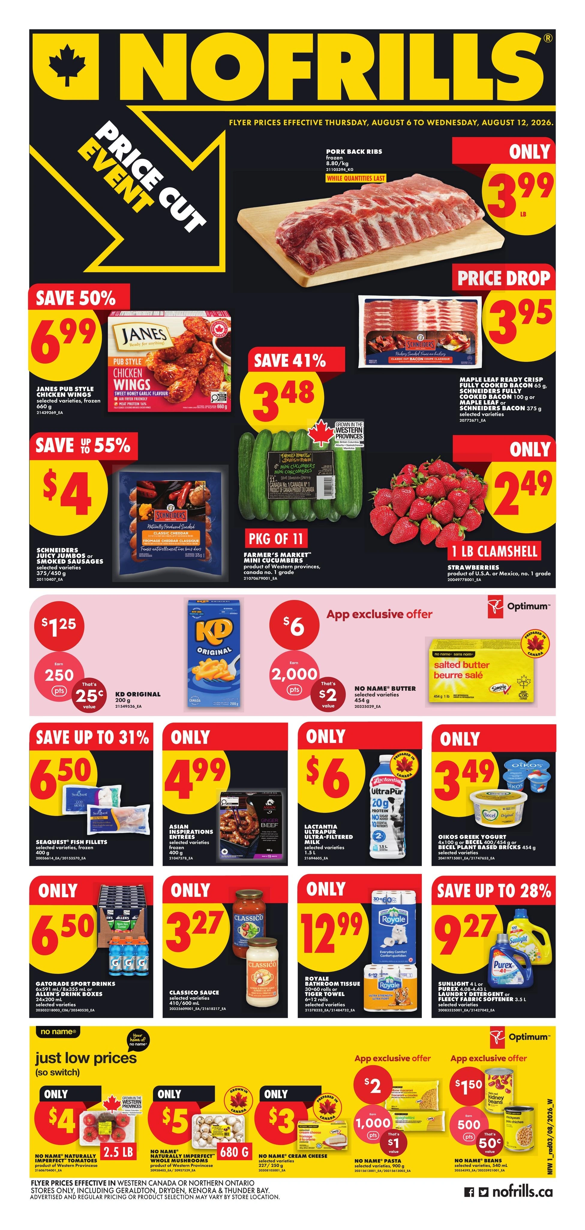 No Frills flyer page 1