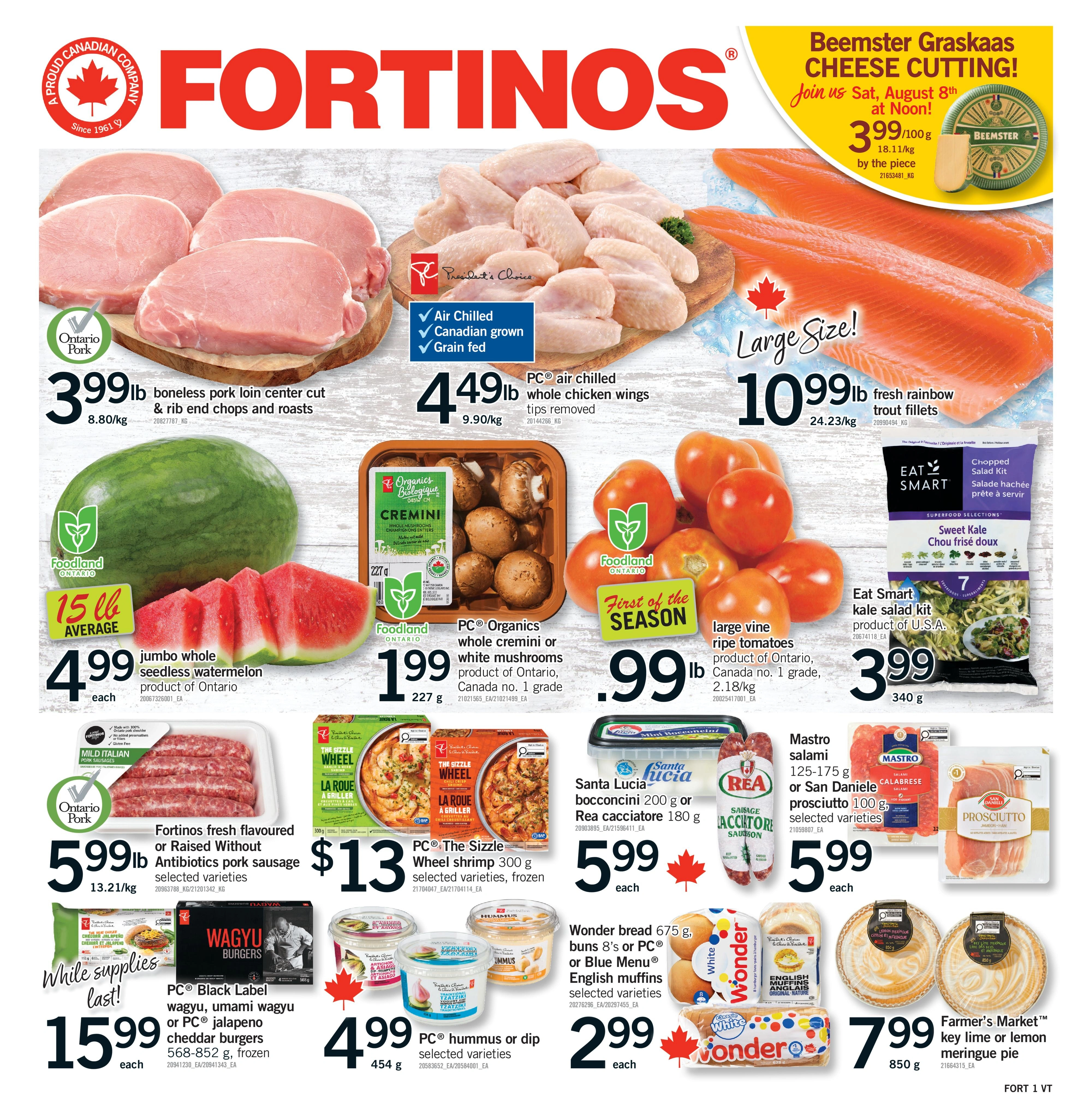Fortinos flyer page 1