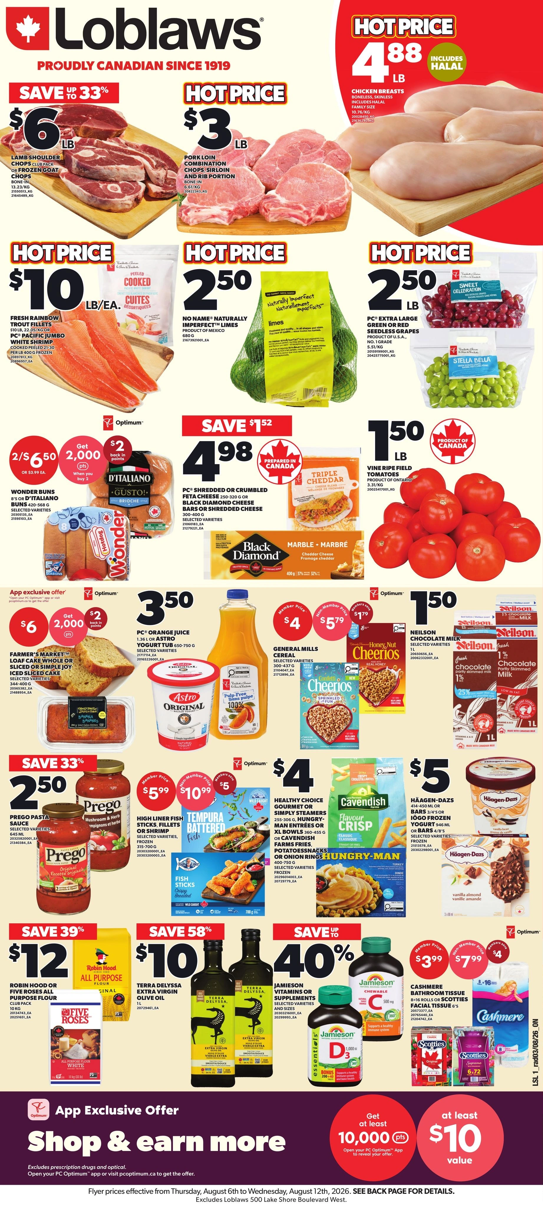 Loblaws flyer page 1