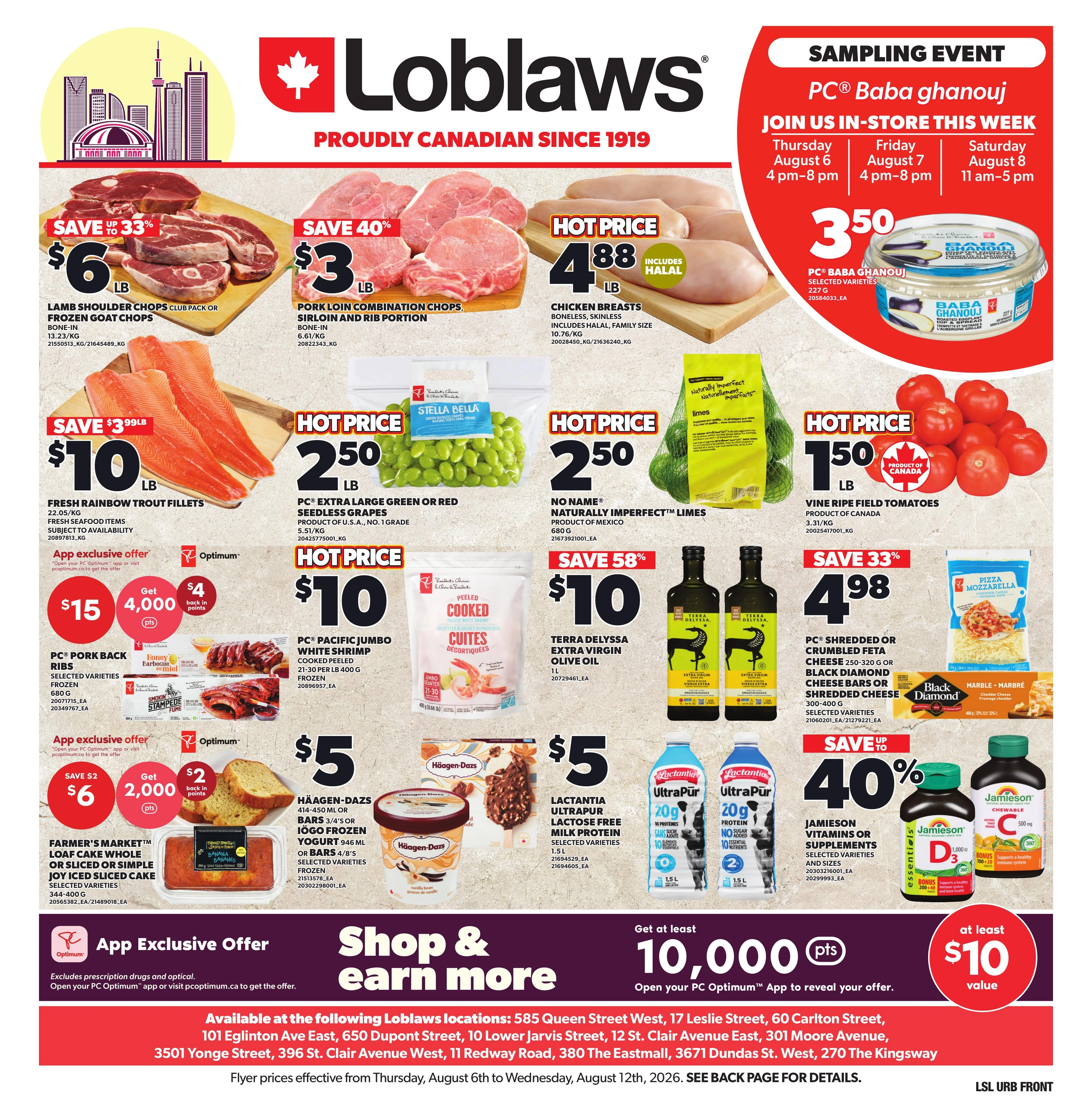 Loblaws flyer page 1