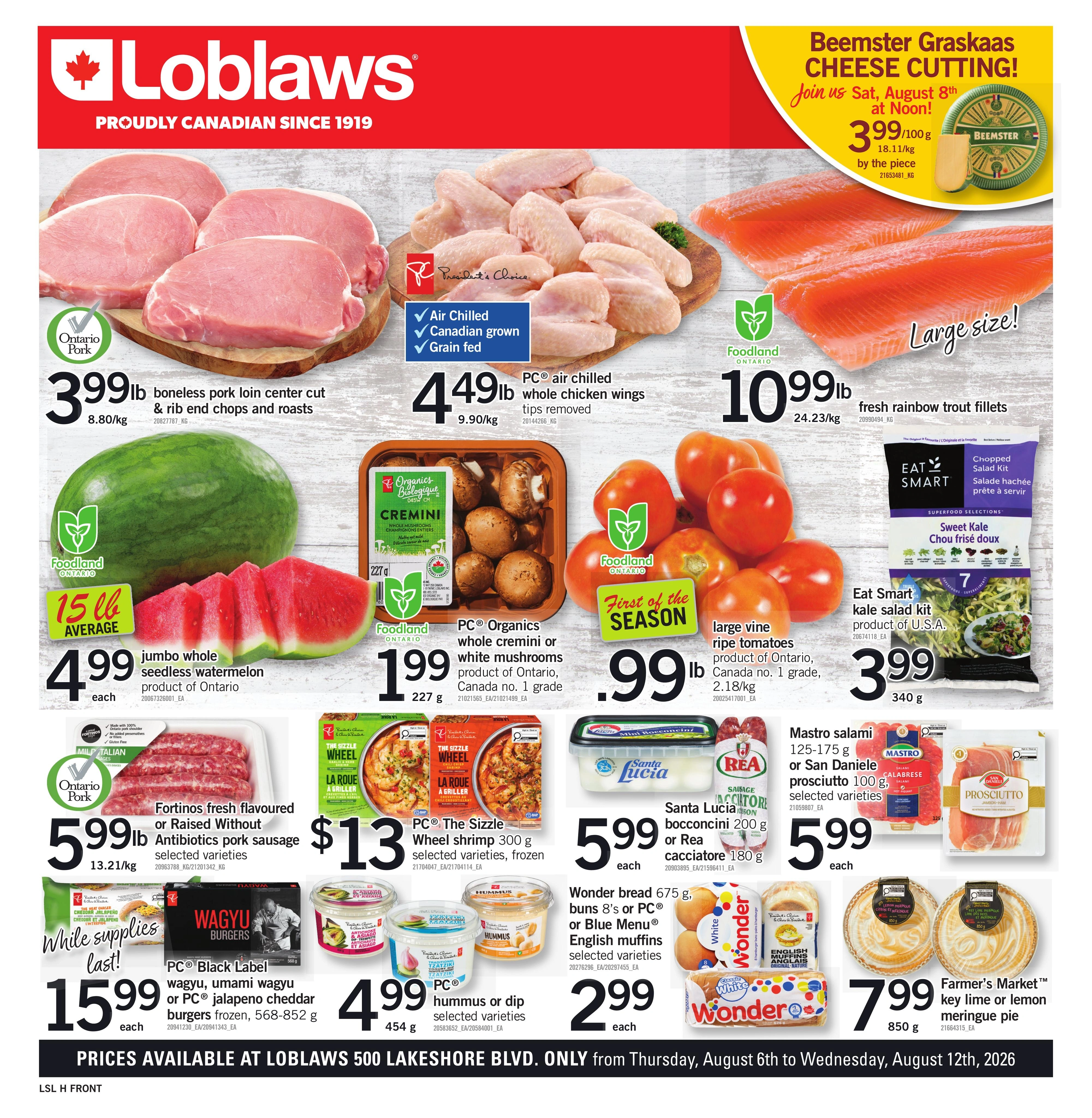Loblaws flyer page 1