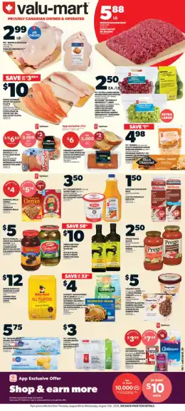 Valu-Mart Weekly Flyer - Valid Thursday, August 06 - Wednesday, August 12