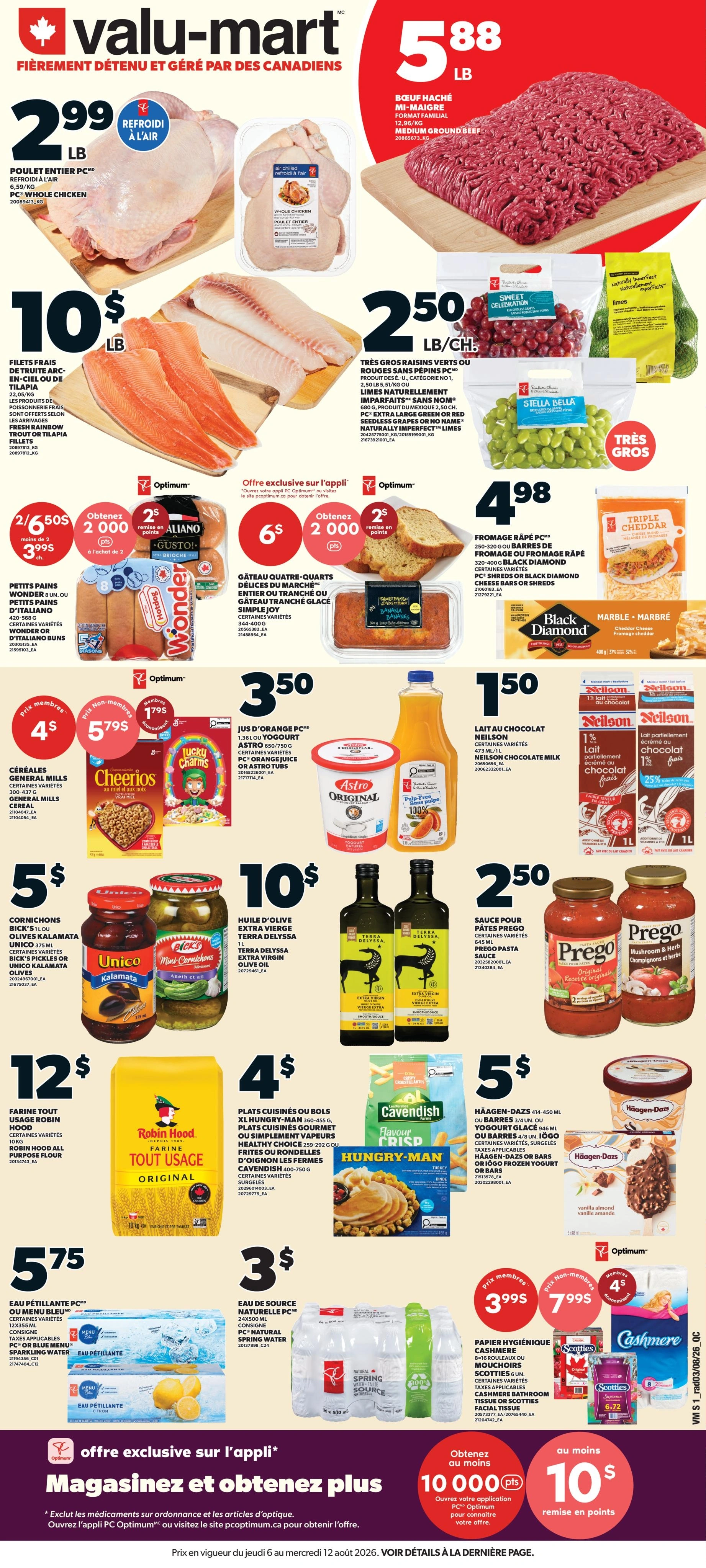 Valu-Mart flyer page 1