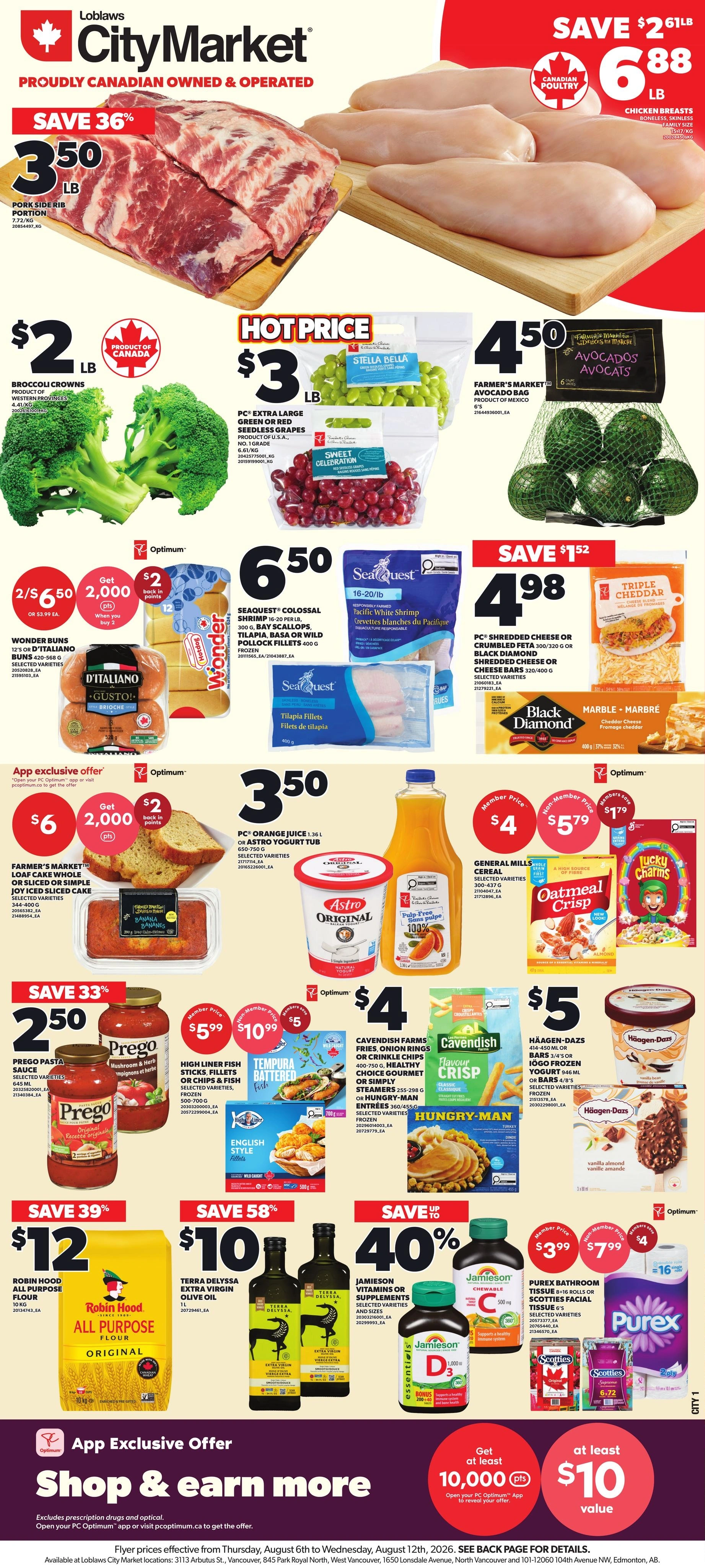 Loblaws flyer page 1