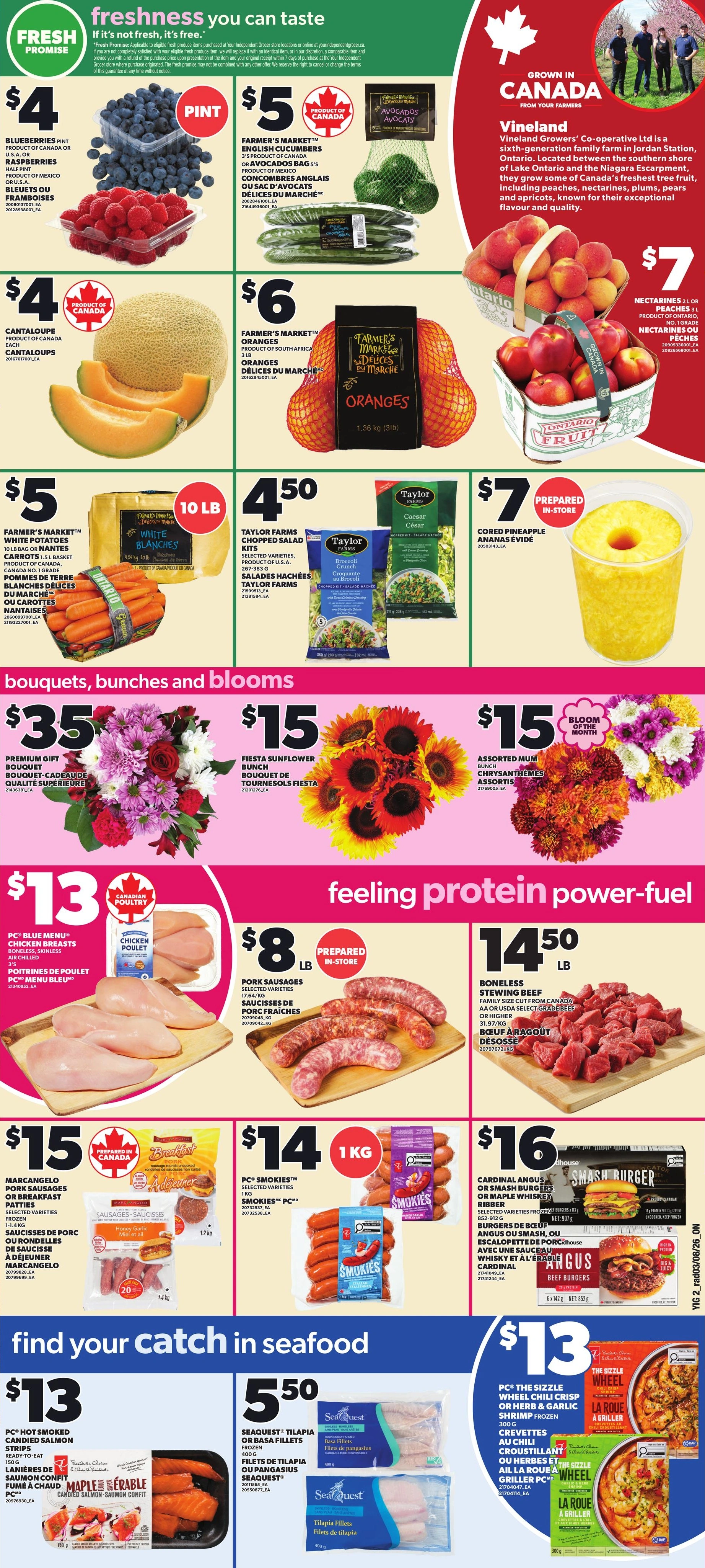 Your Independent Grocer flyer page 3