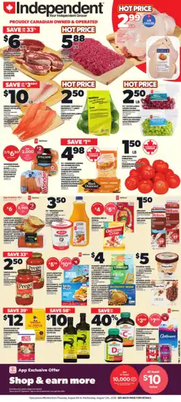 Your Independent Grocer Weekly Flyer - Valid Thursday, August 06 - Wednesday, August 12