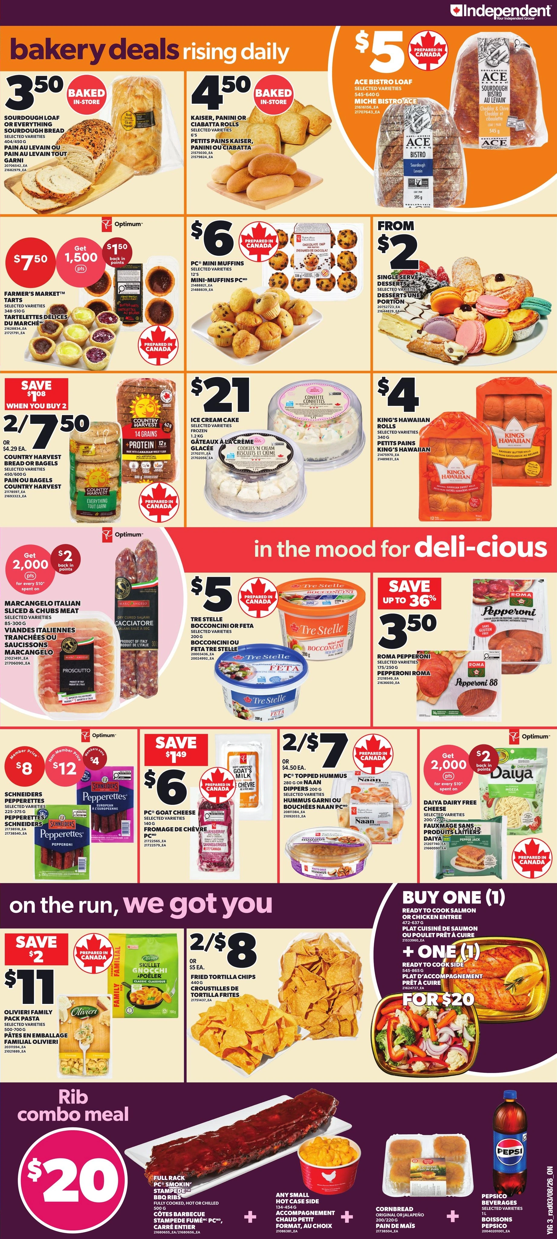 Your Independent Grocer flyer page 4