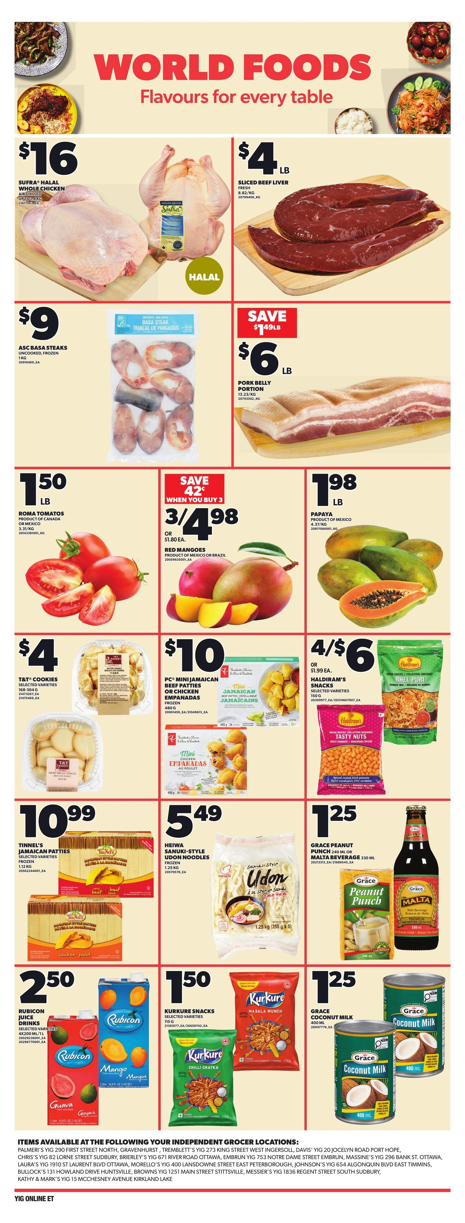 Your Independent Grocer flyer page 7