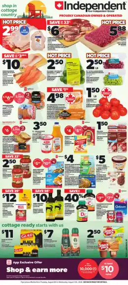 Your Independent Grocer Weekly Flyer - Valid Thursday, August 06 - Wednesday, August 12