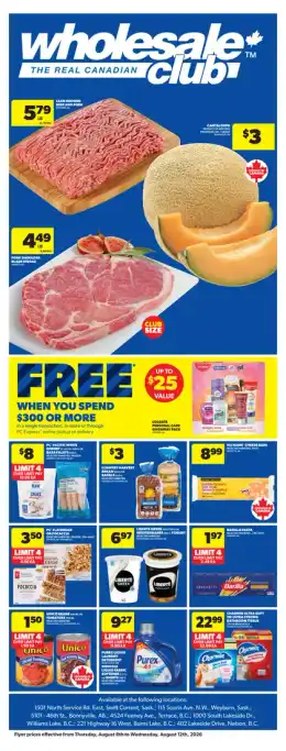 Wholesale Club and Club Entrepôt Weekly Flyer - Valid Thursday, August 06 - Wednesday, August 12