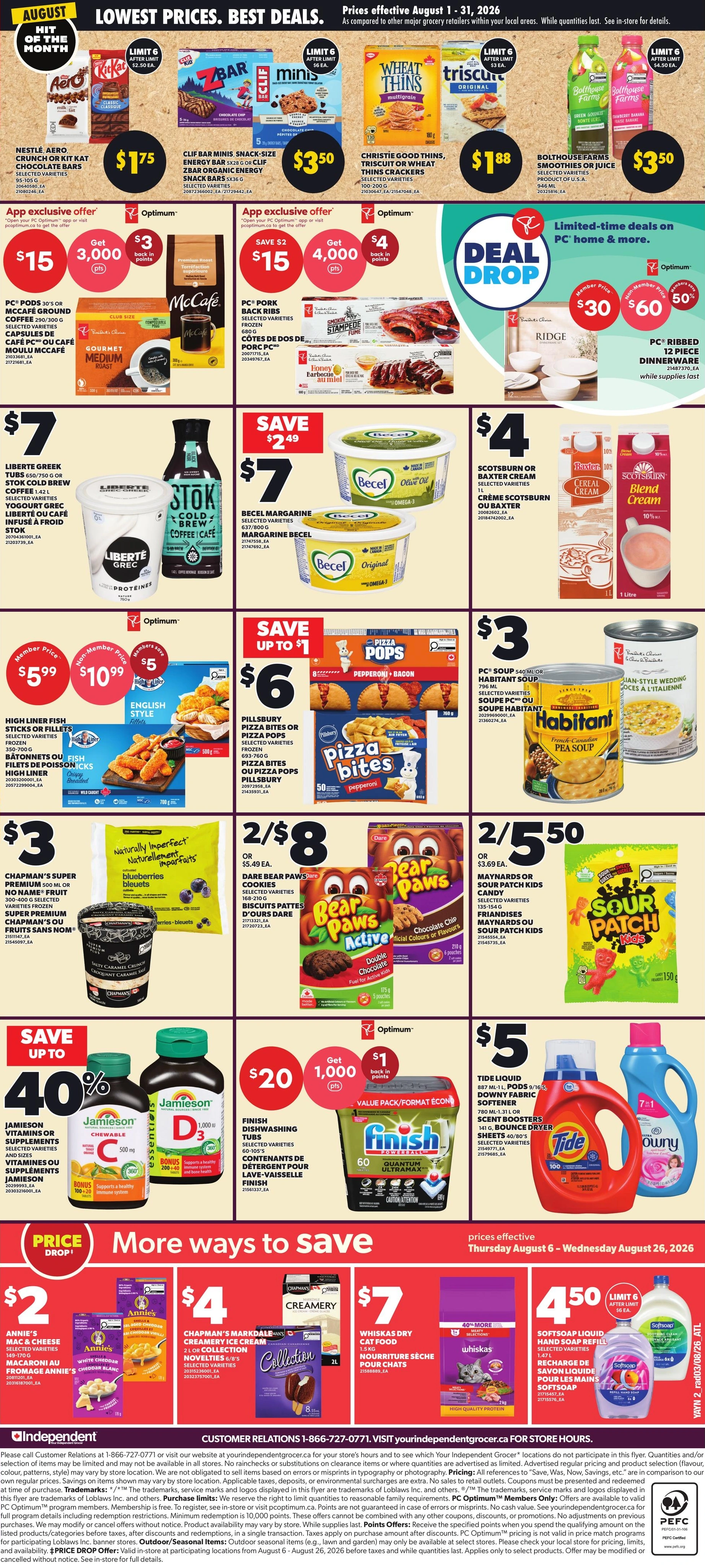 Your Independent Grocer flyer page 2