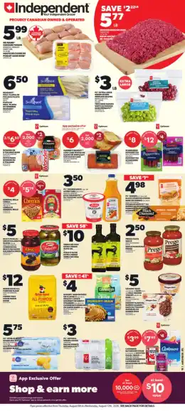 Your Independent Grocer Weekly Flyer - Valid Thursday, August 06 - Wednesday, August 12