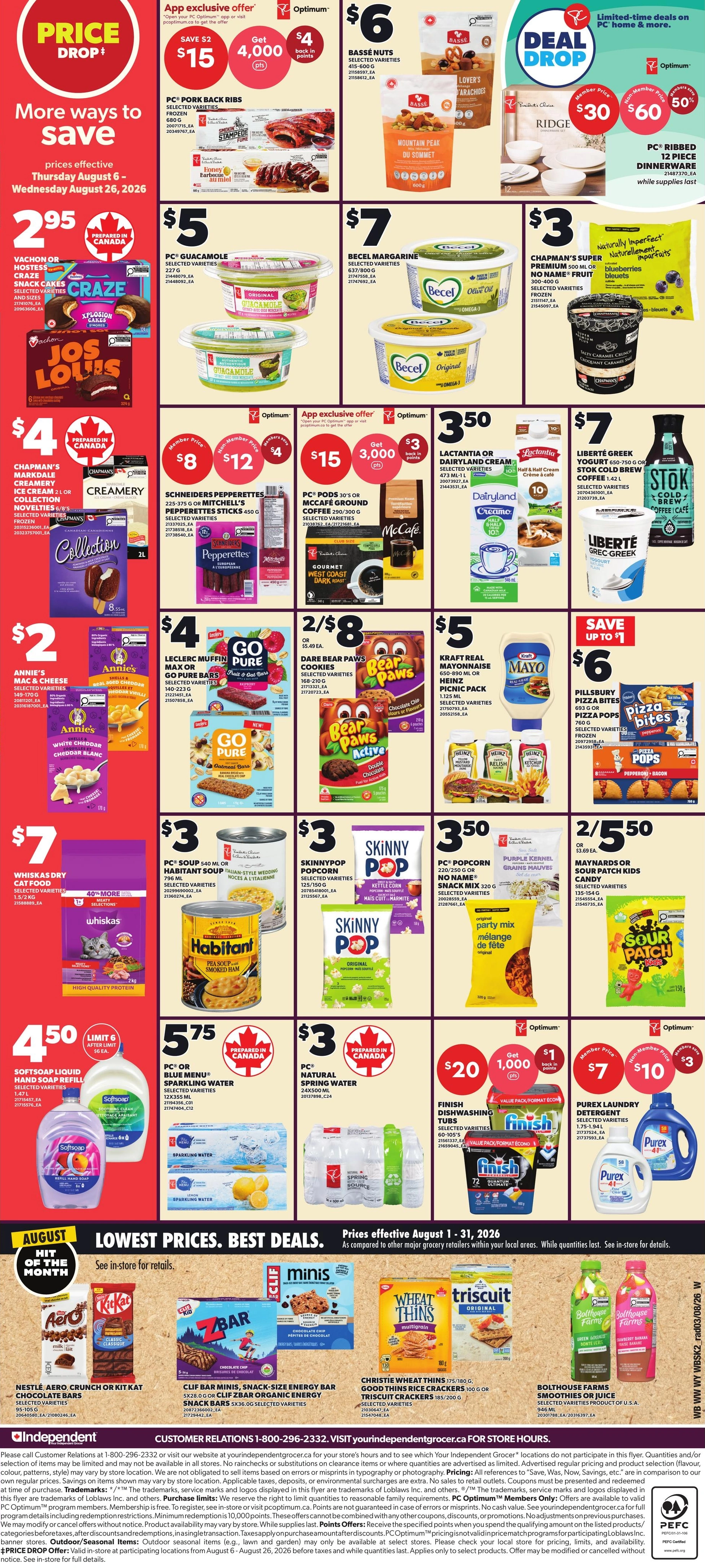 Your Independent Grocer flyer page 2