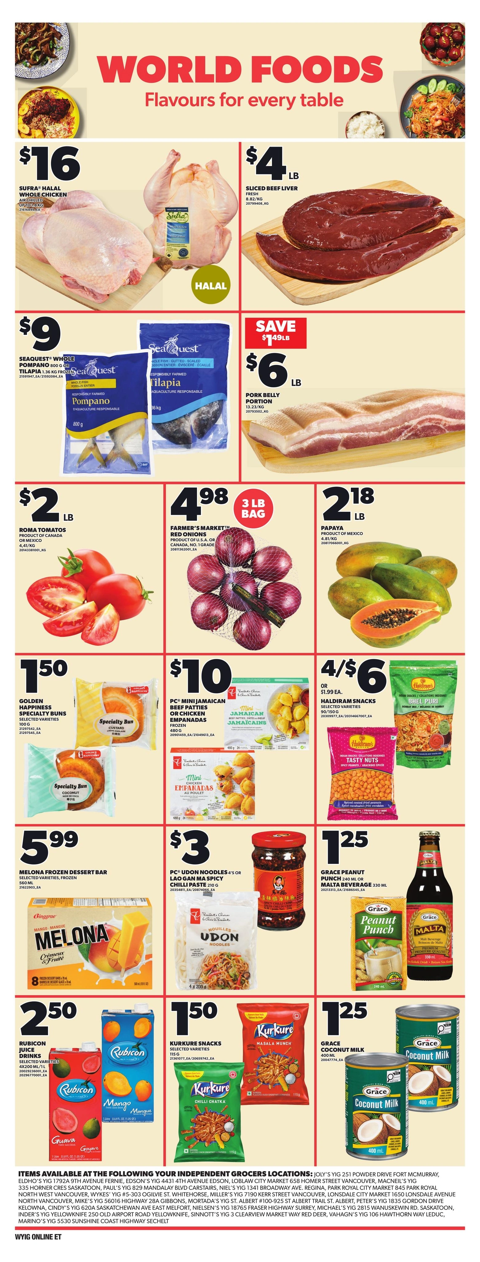 Your Independent Grocer flyer page 7