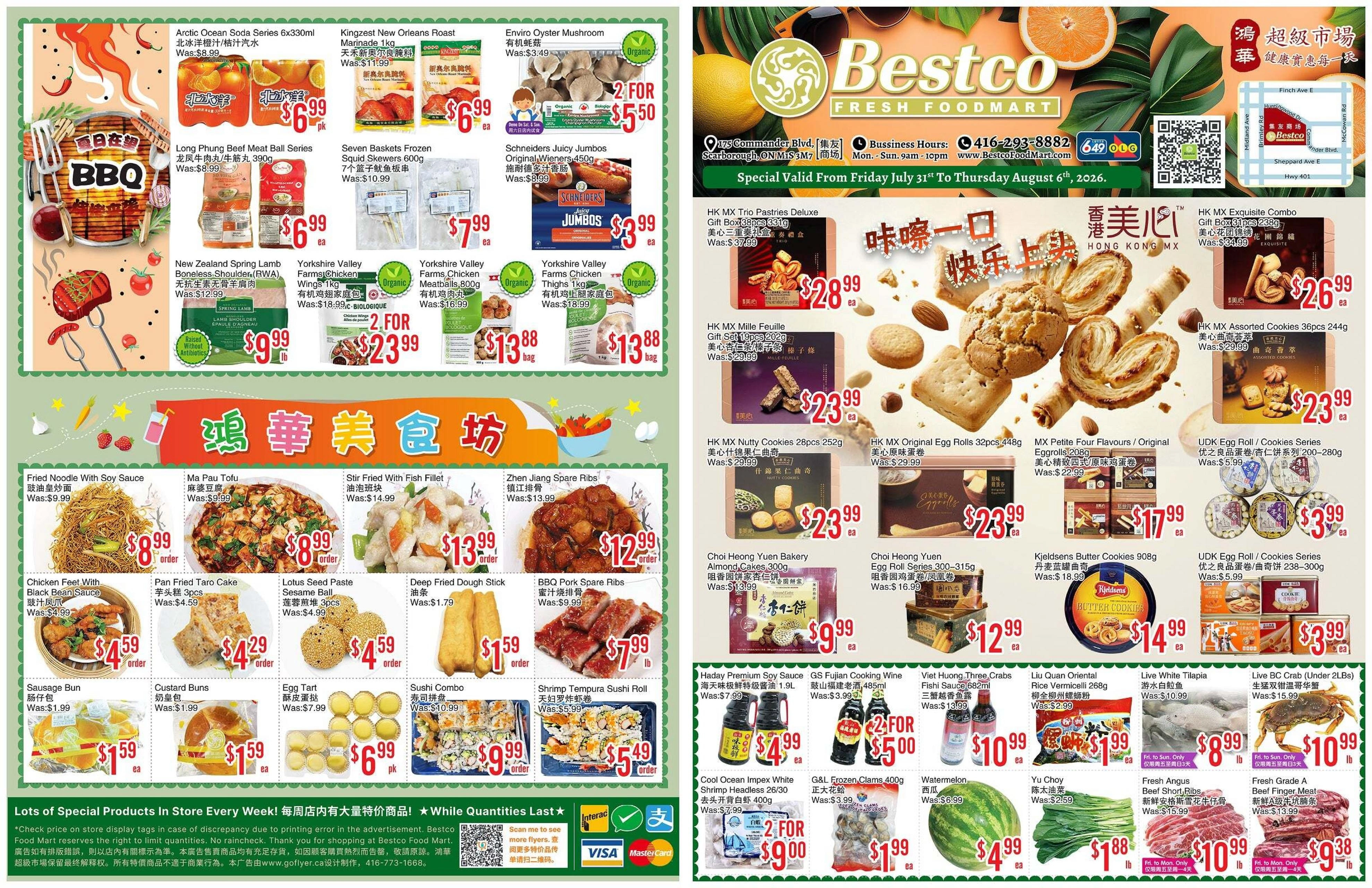 Bestco Foodmart flyer page 1
