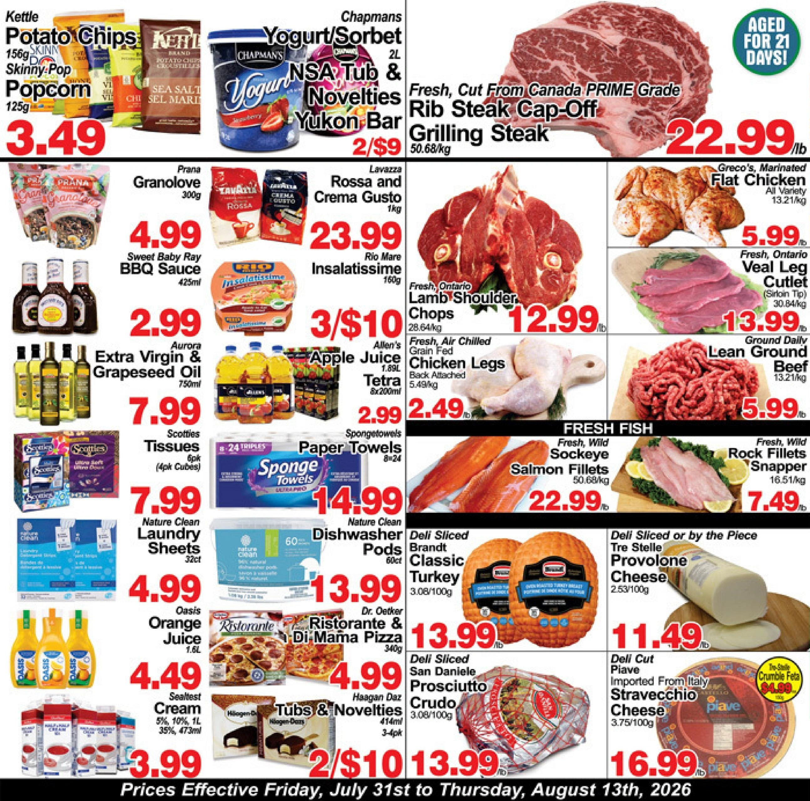 Greco's Fresh Market  flyer page 1