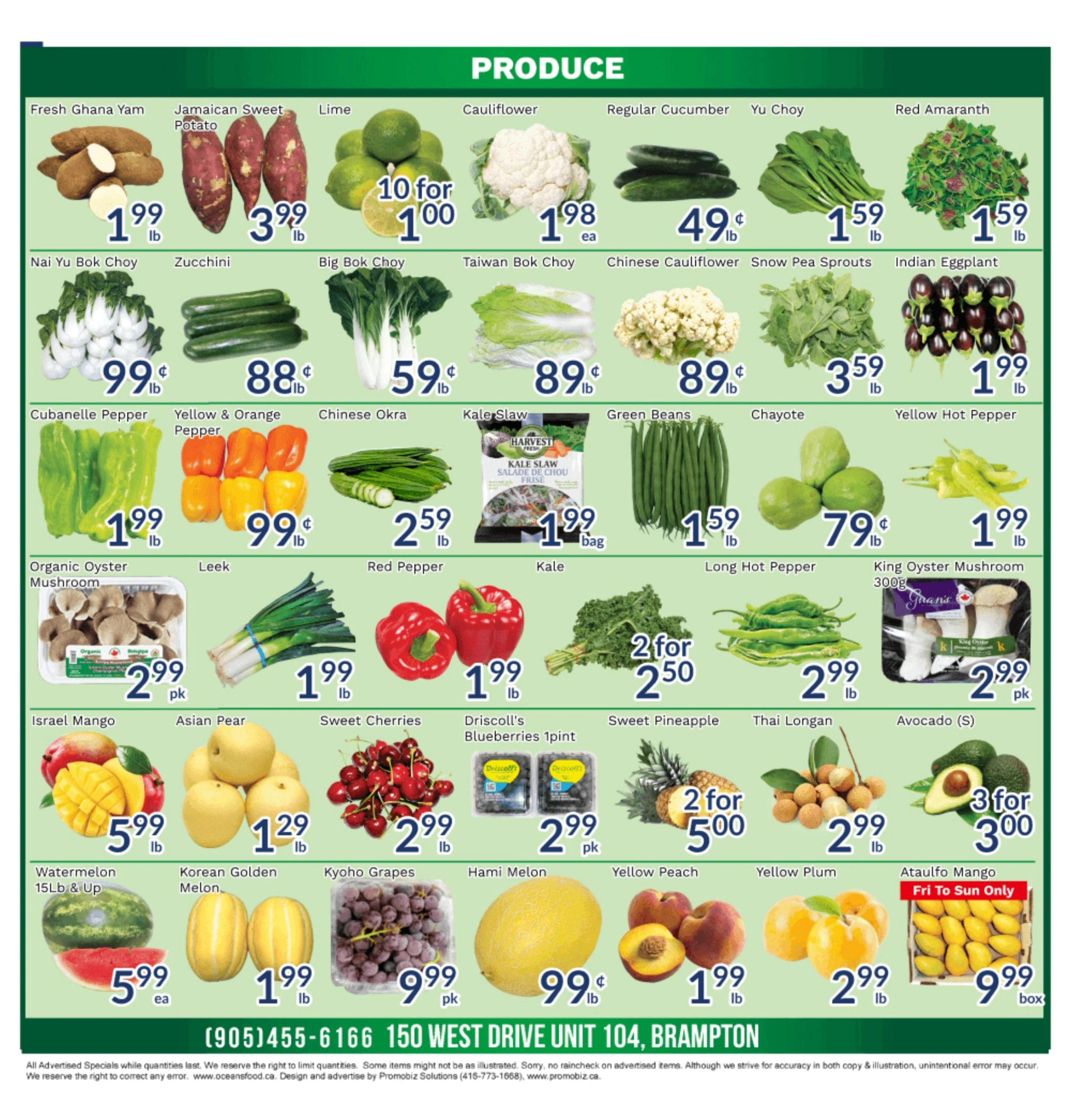 Oceans Fresh Food Market flyer page 2