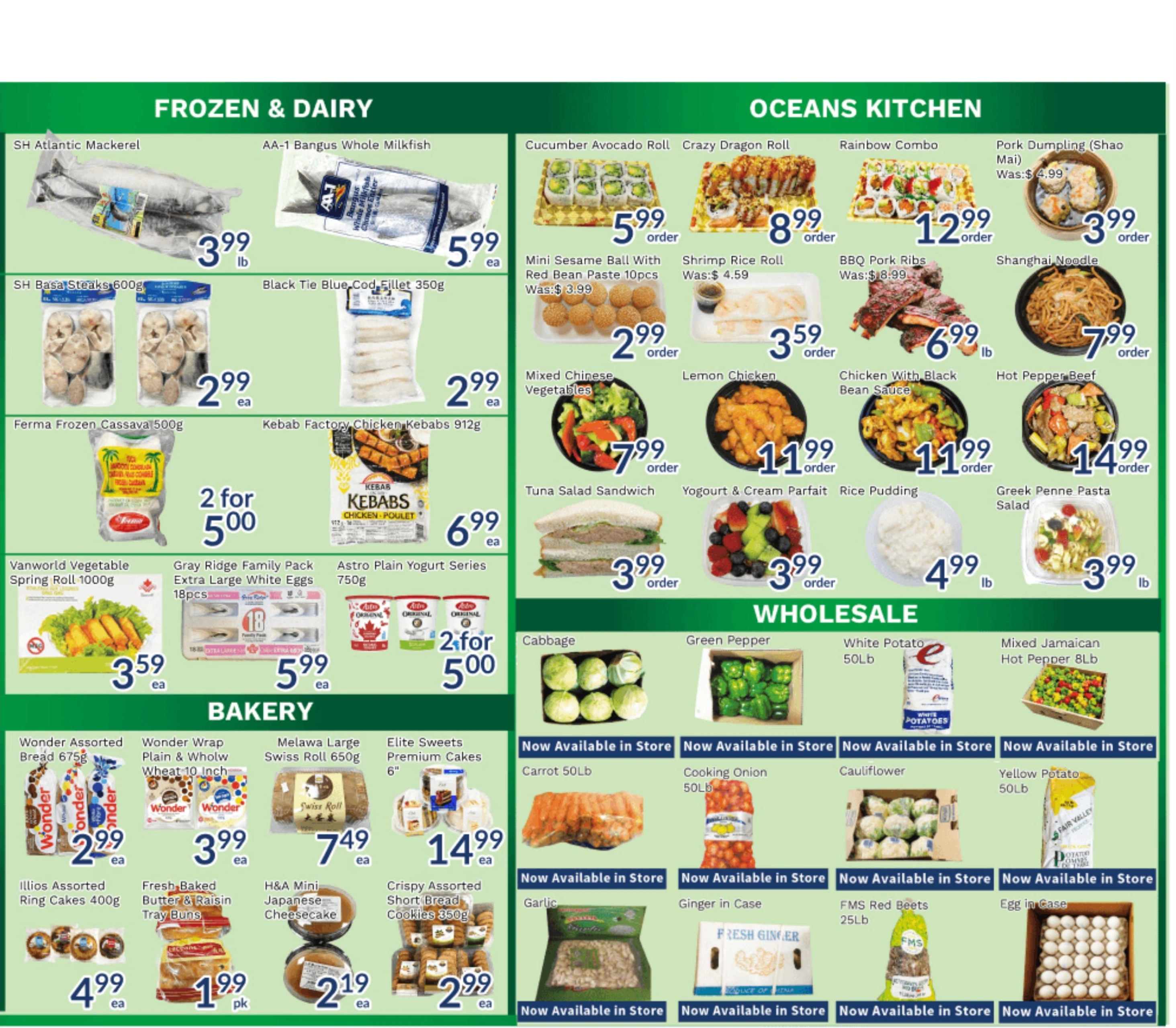 Oceans Fresh Food Market flyer page 4
