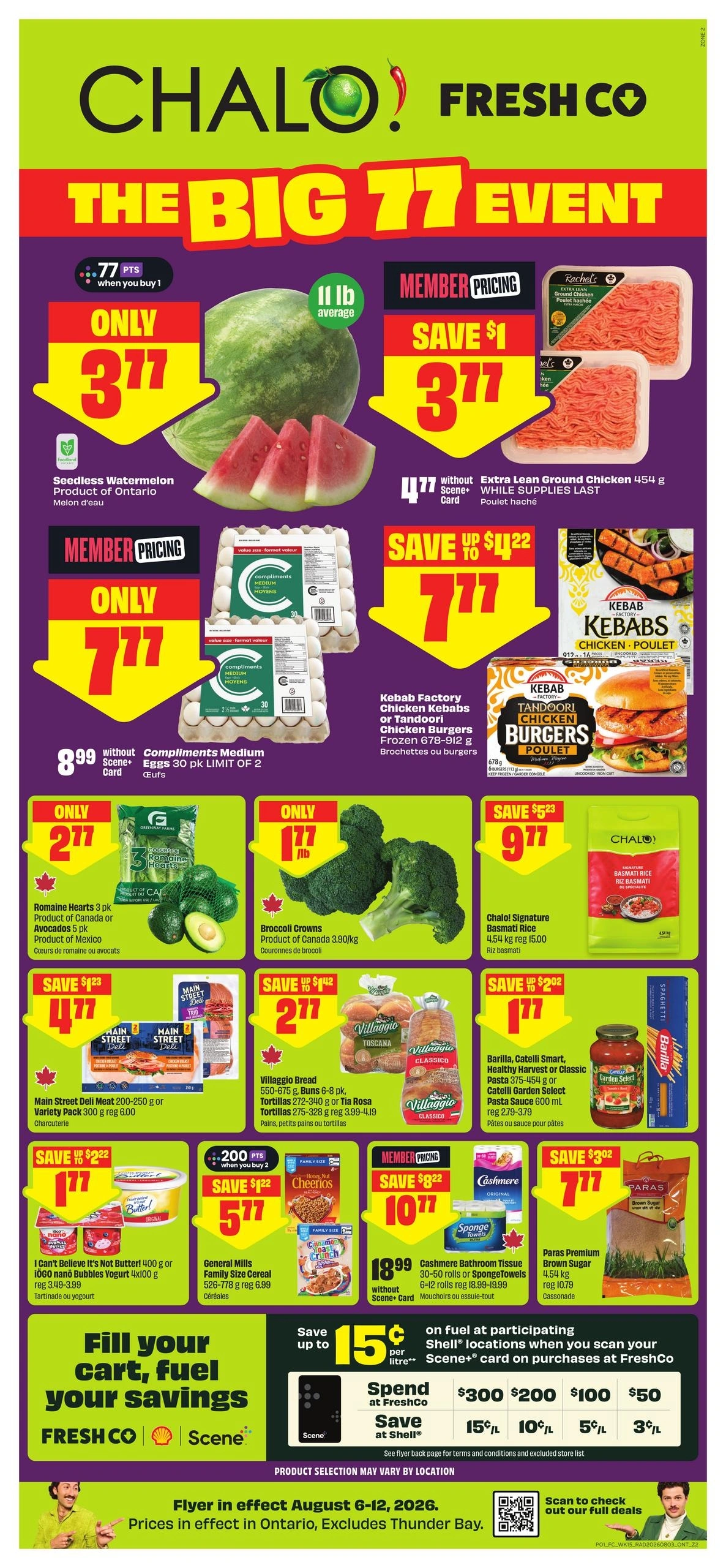 Chalo FreshCo flyer page 1