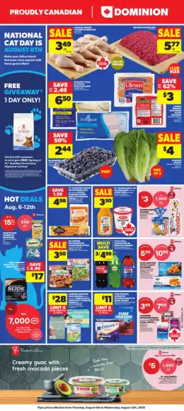 Dominion Weekly Flyer - Valid Thursday, August 06 - Wednesday, August 12