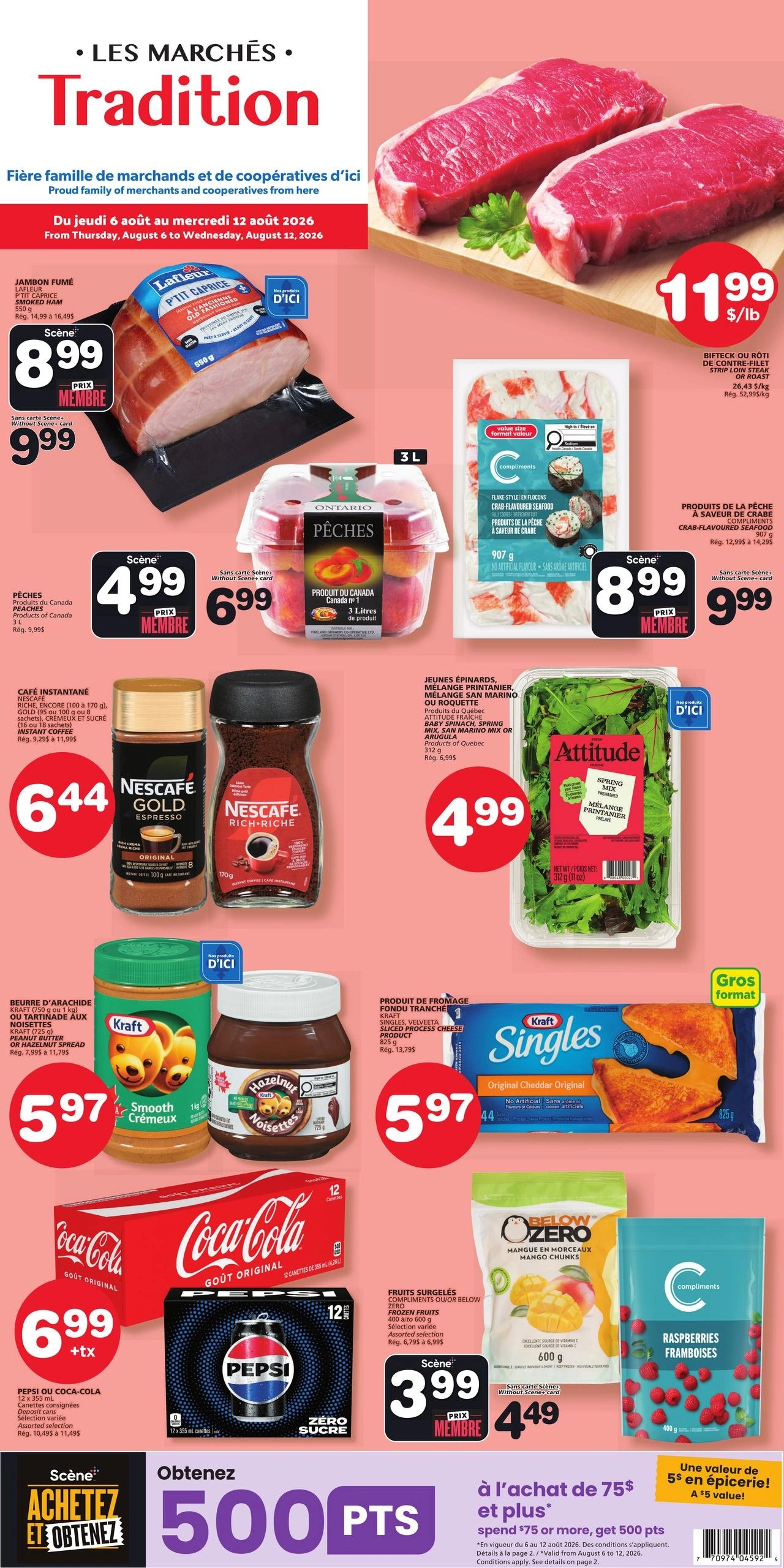 Les Marchés Tradition flyer page 1