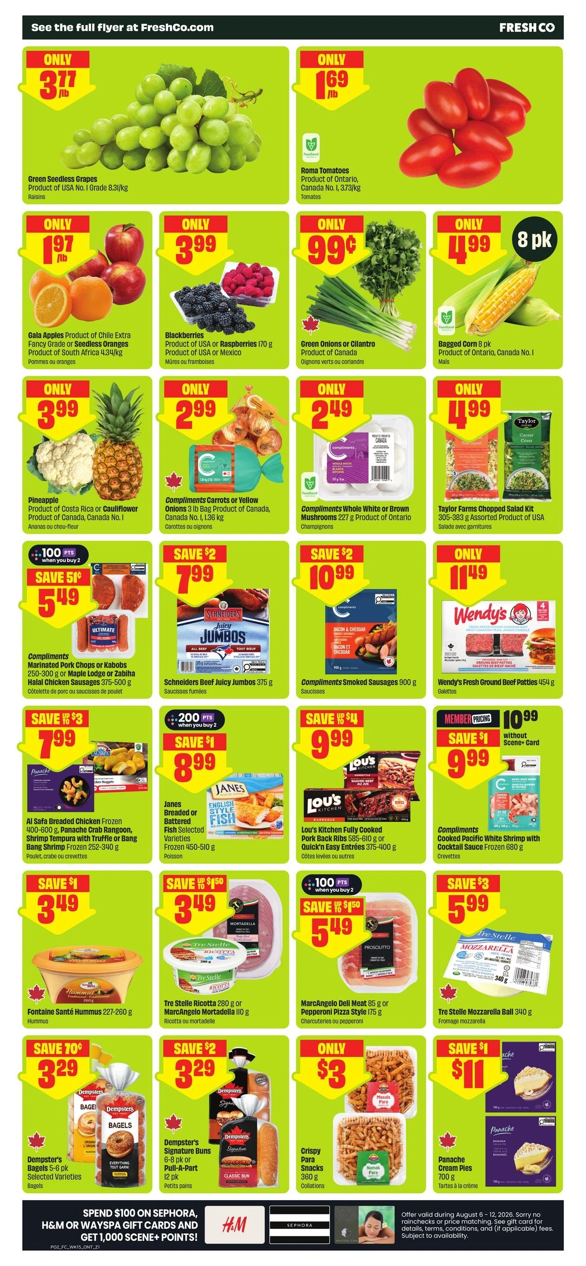 FreshCo flyer page 3