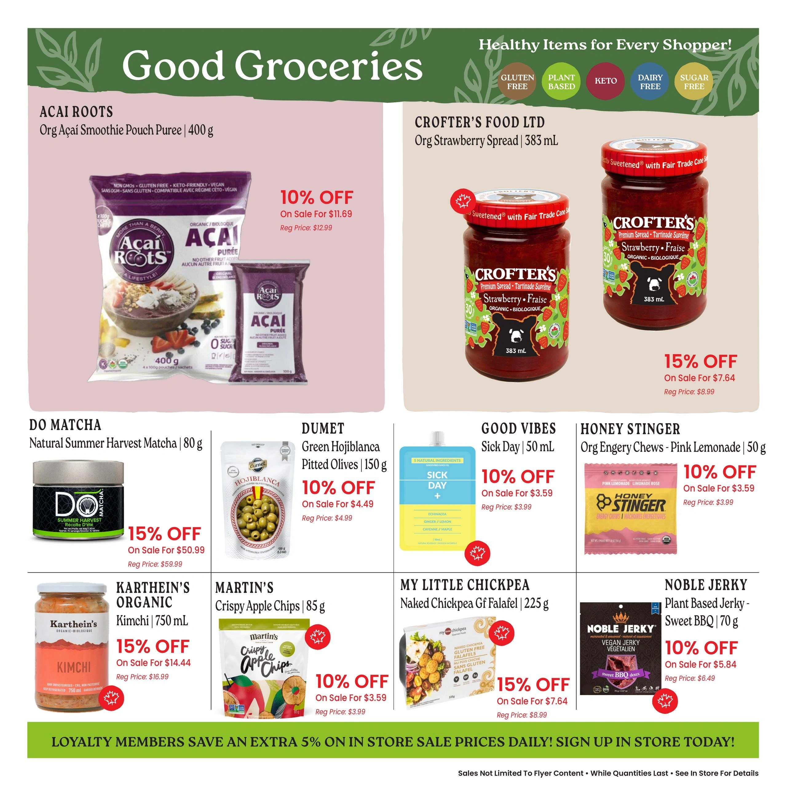 Goodness Me! flyer page 8