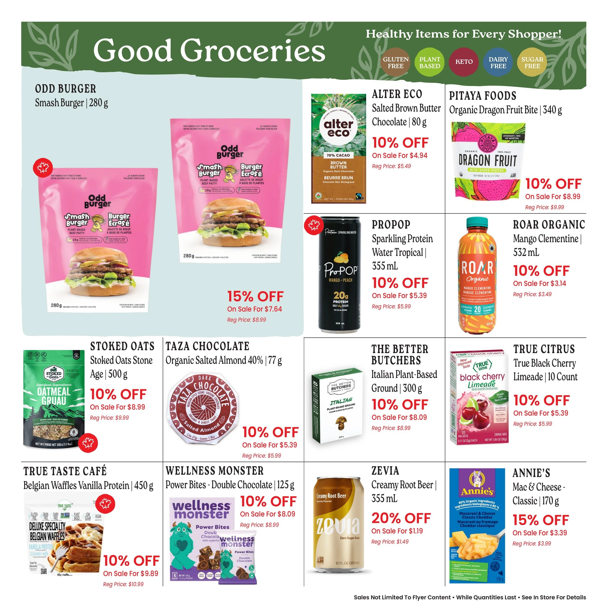 Goodness Me! flyer page 9