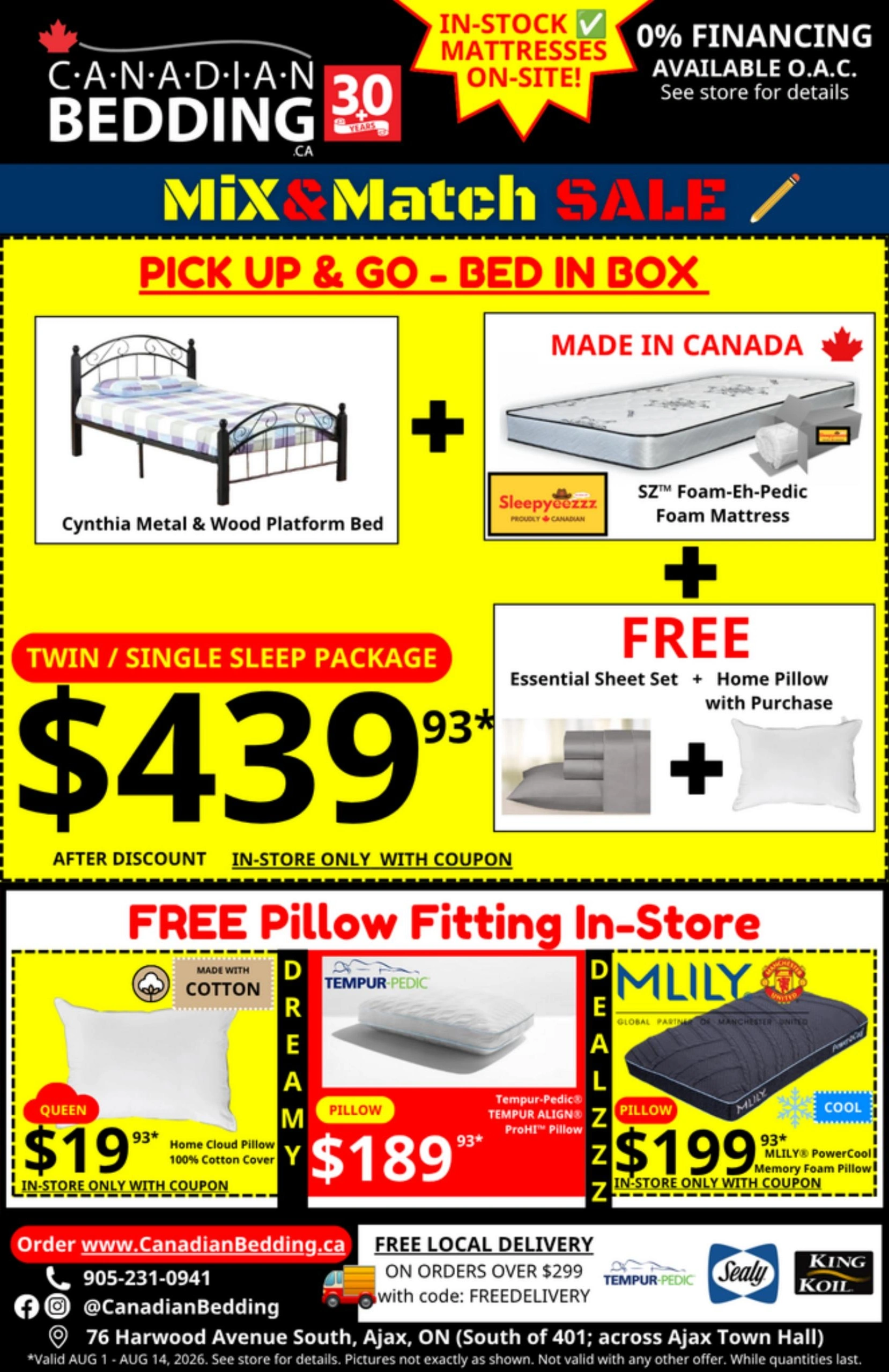 Canadian Bedding Mattresses flyer page 4