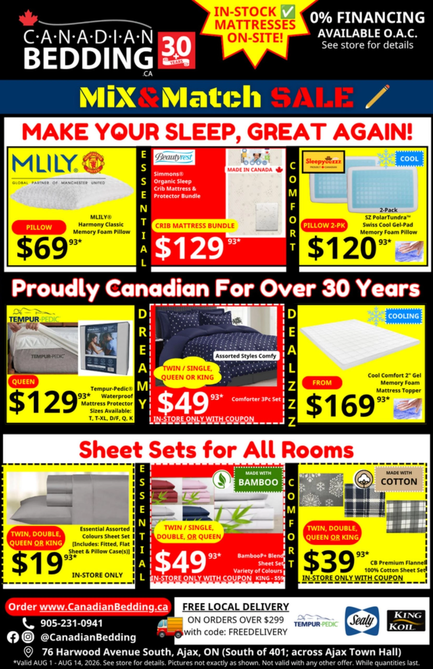 Canadian Bedding Mattresses flyer page 5