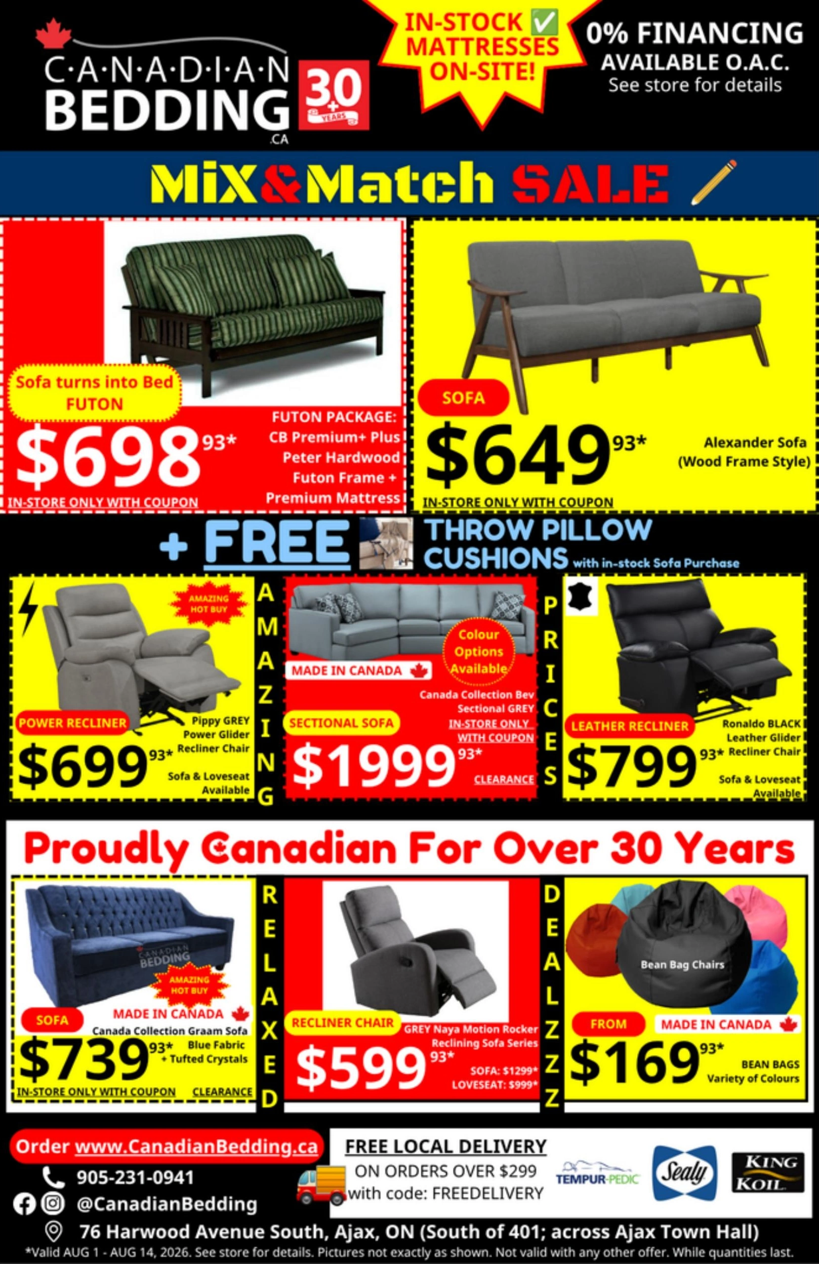 Canadian Bedding Mattresses flyer page 7
