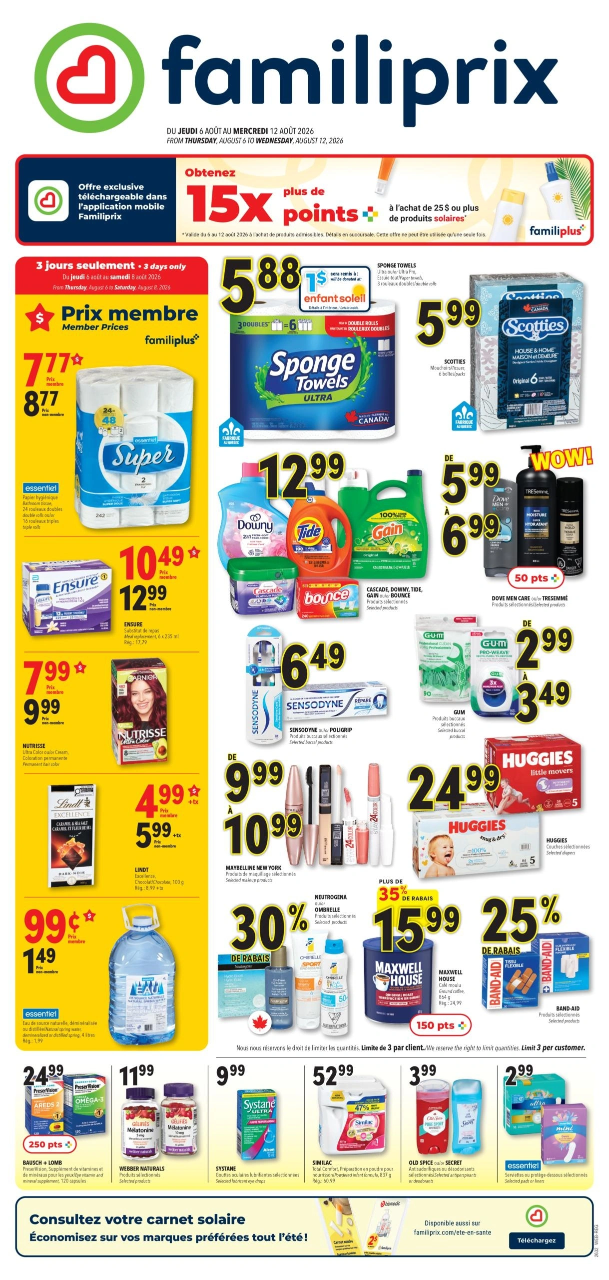Familiprix flyer page 1