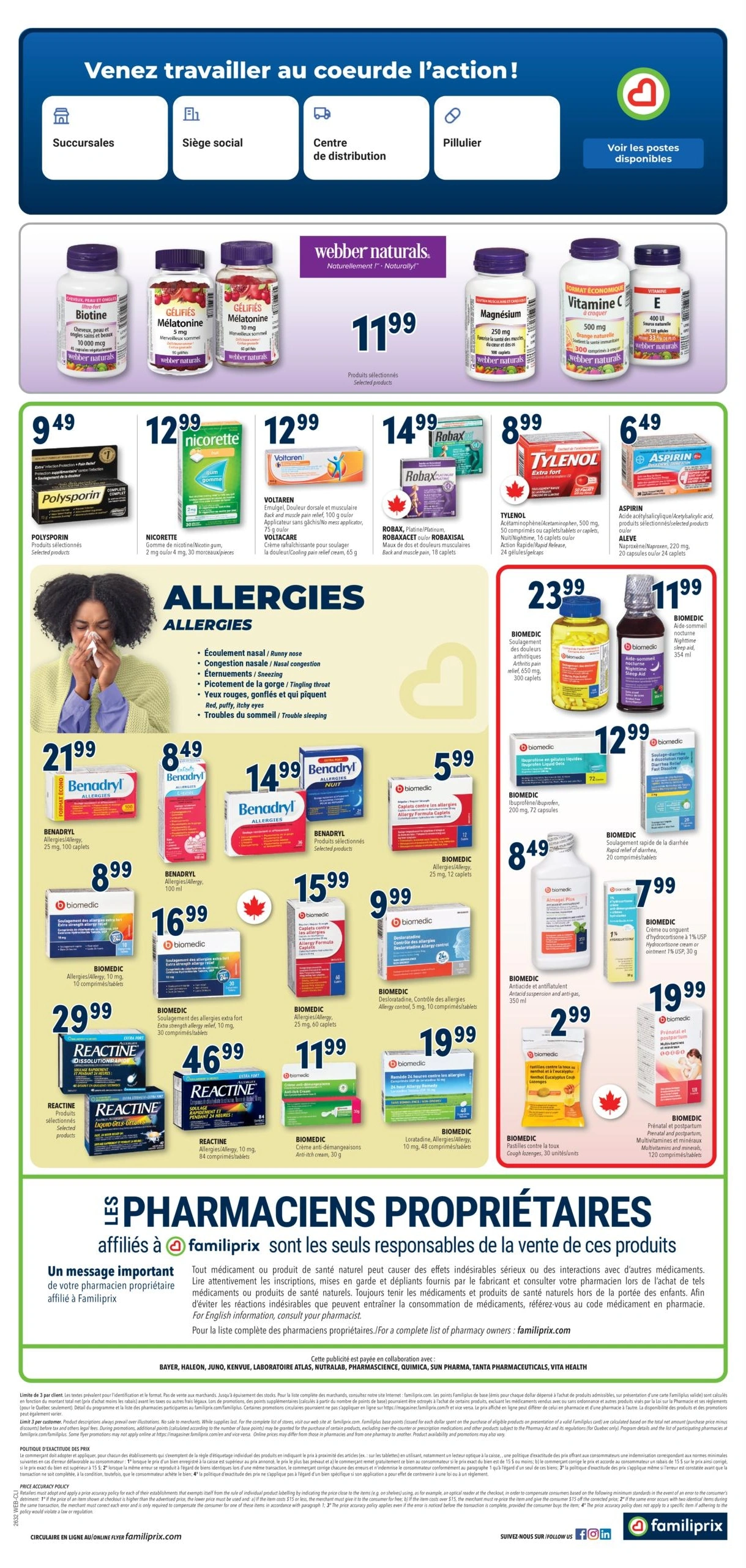 Familiprix Clinique flyer page 2