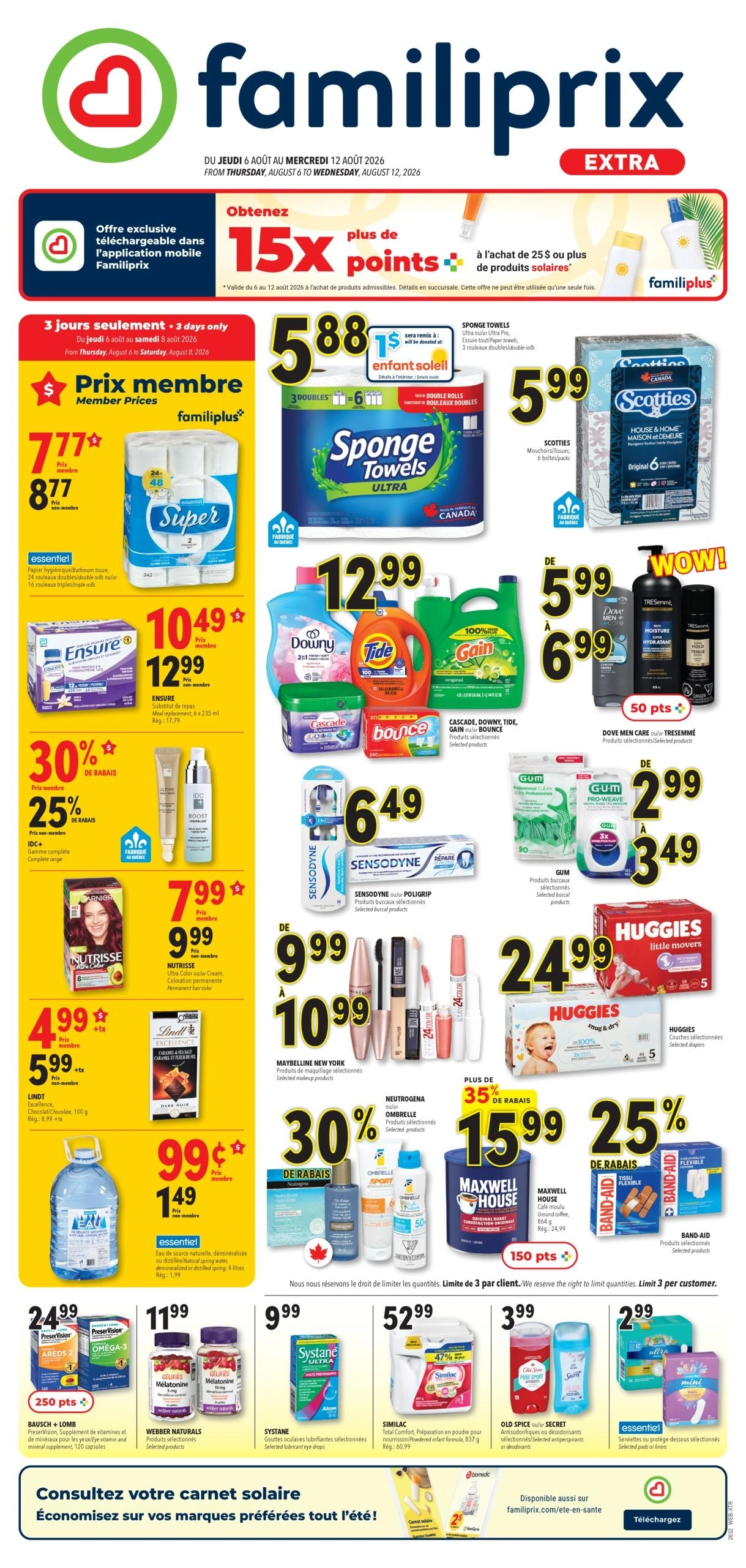 Familiprix Extra flyer page 1