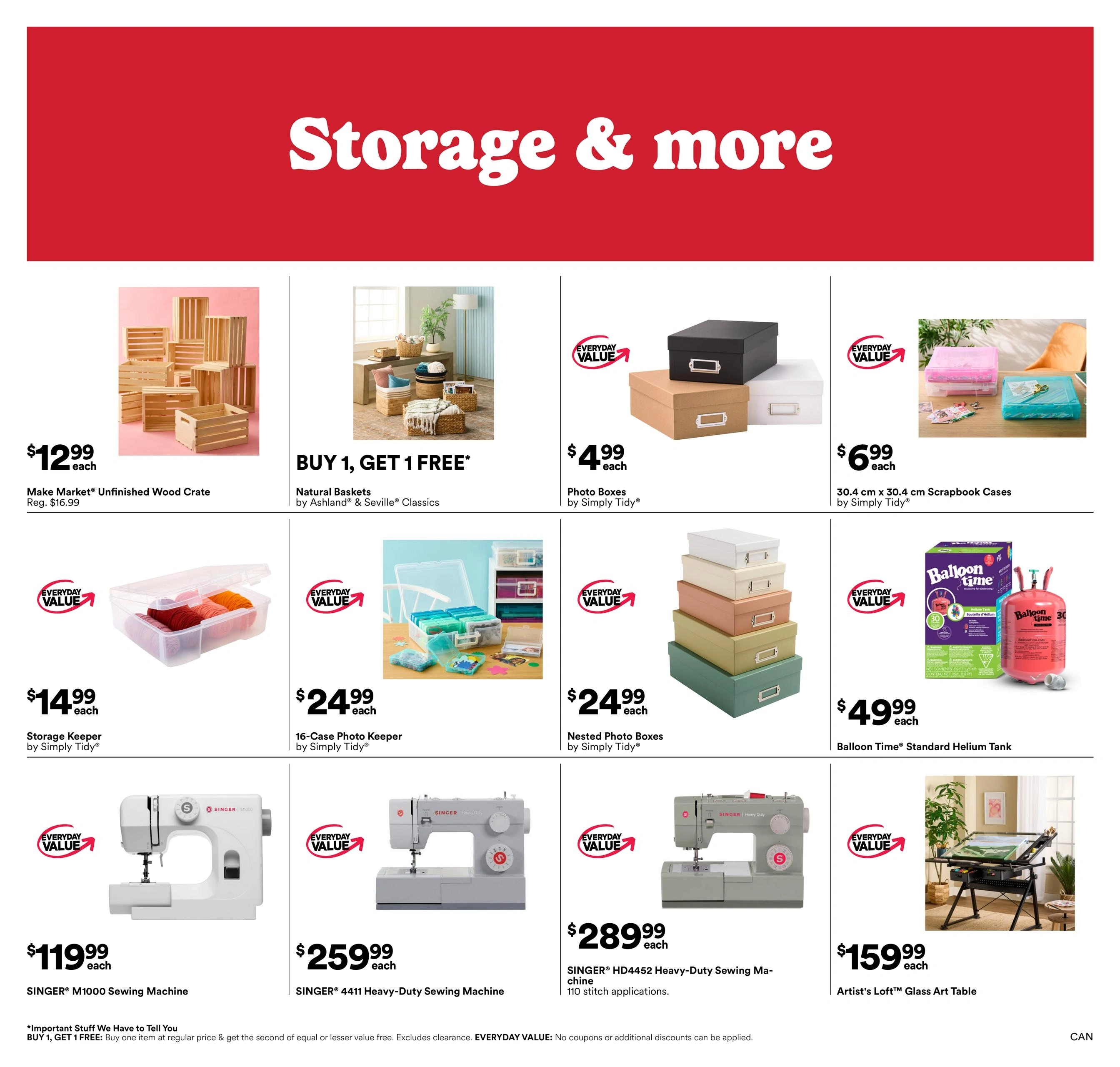 Michaels Canada flyer page 7