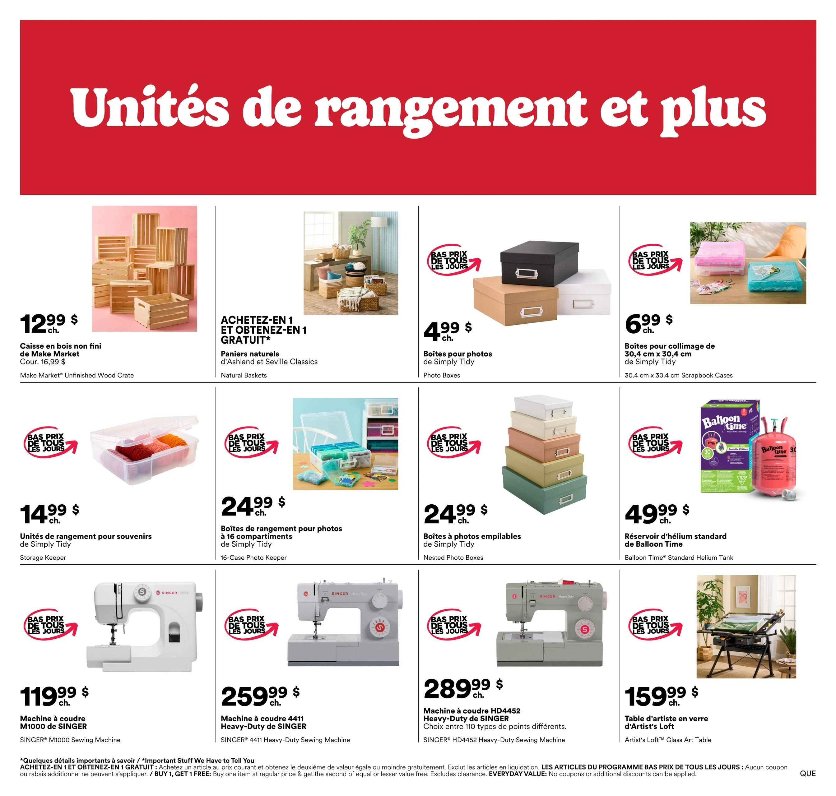 Michaels Canada flyer page 7
