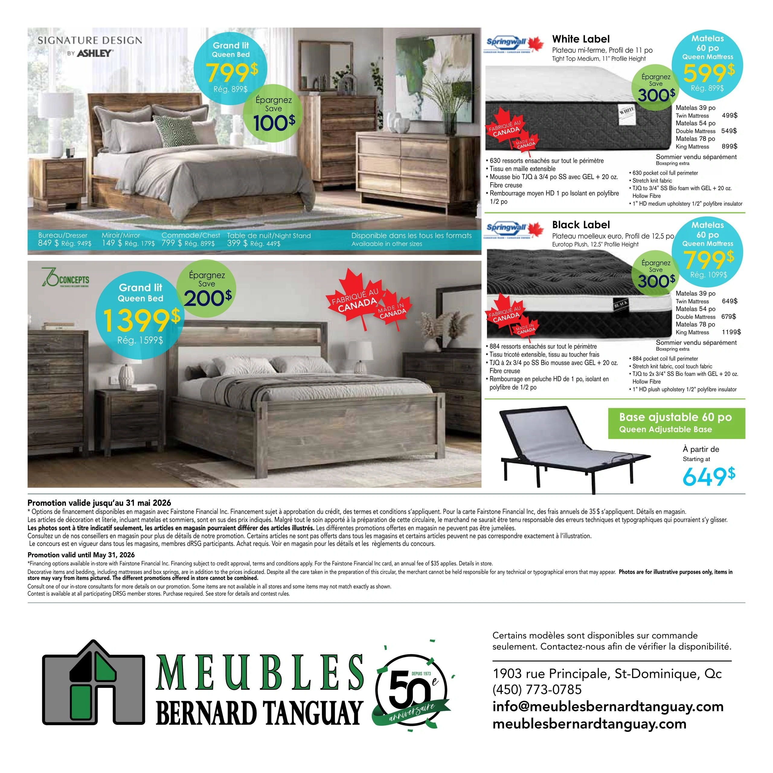 Meubles Bernard Tanguay flyer page 4