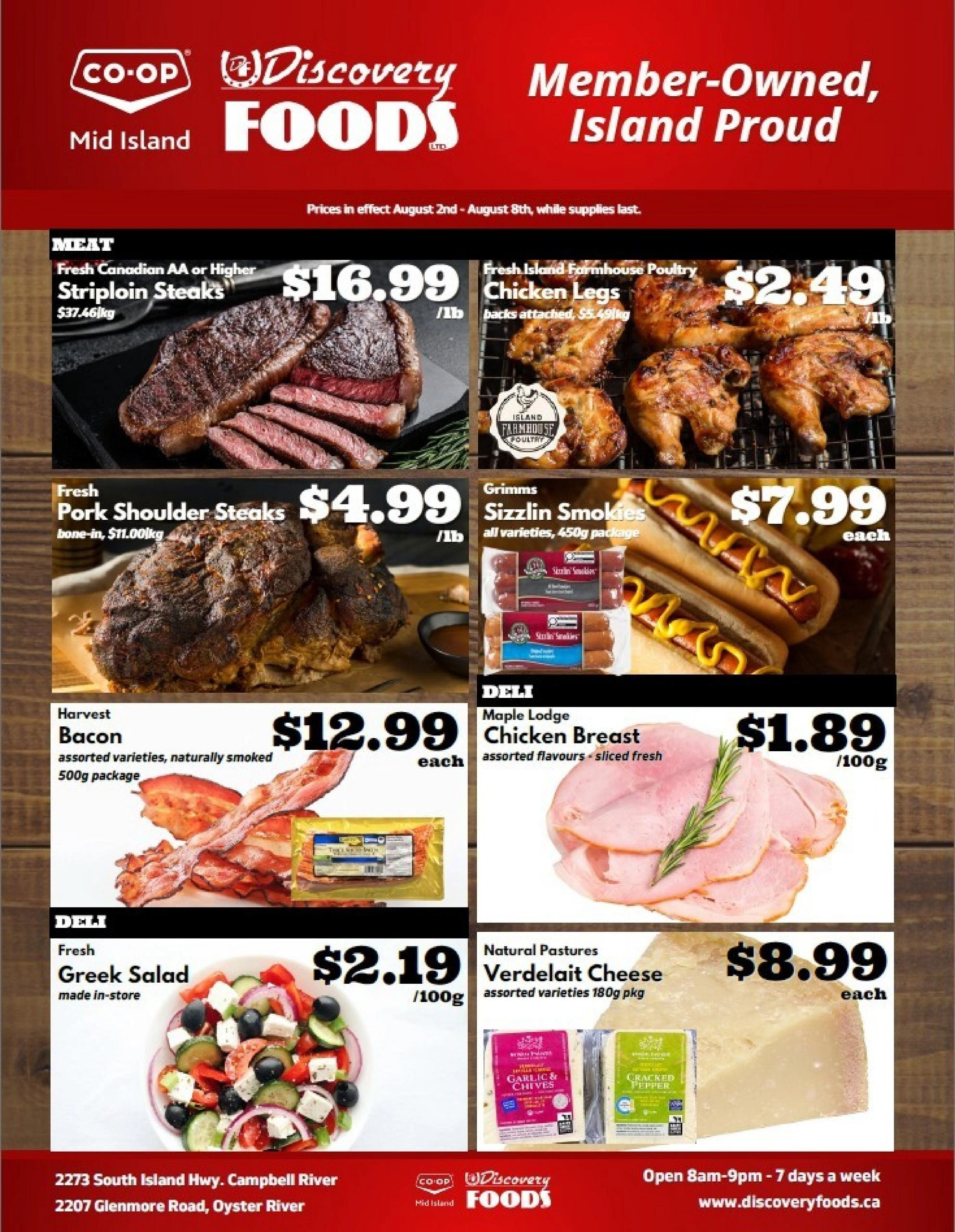 Discovery Foods flyer page 1