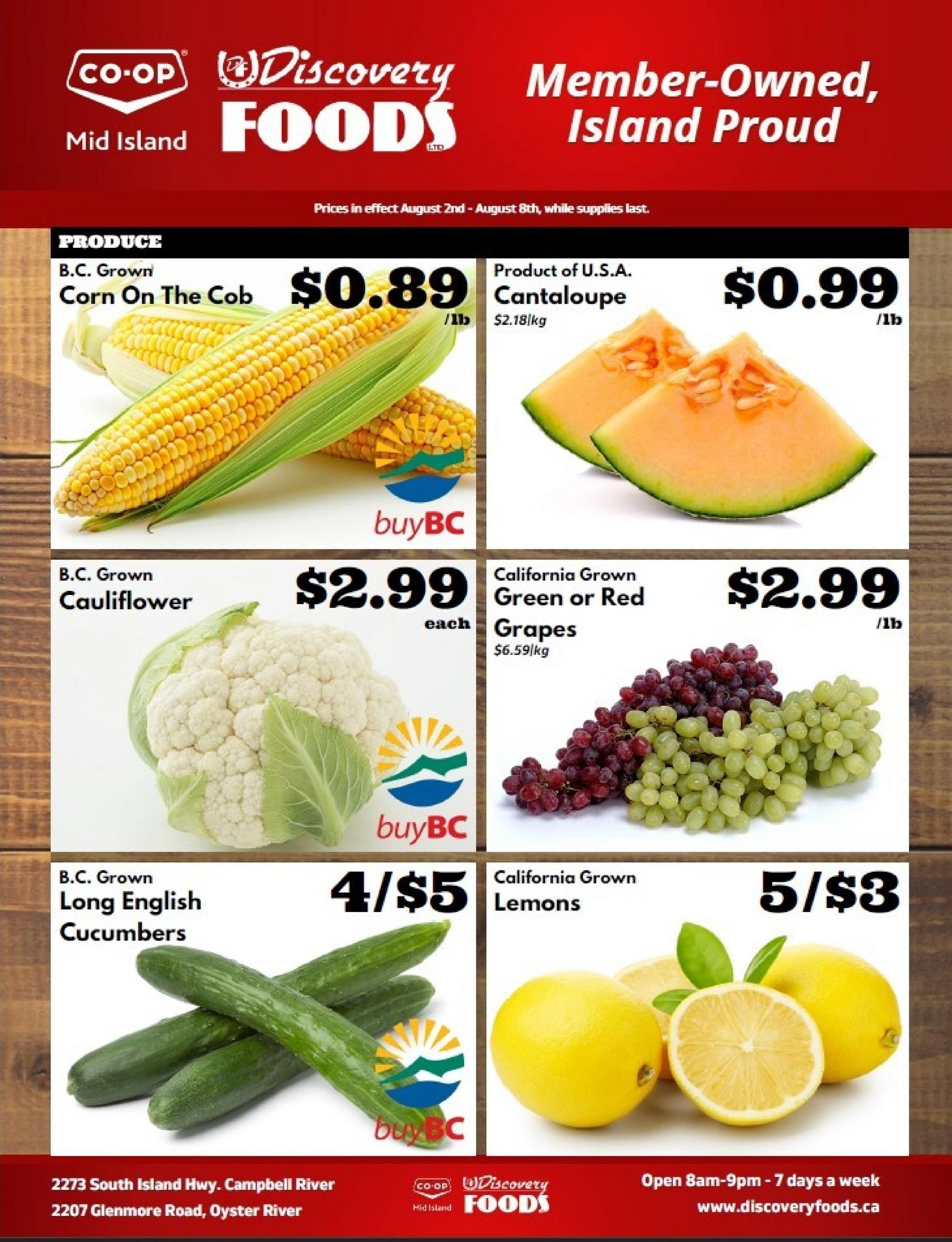 Discovery Foods flyer page 2
