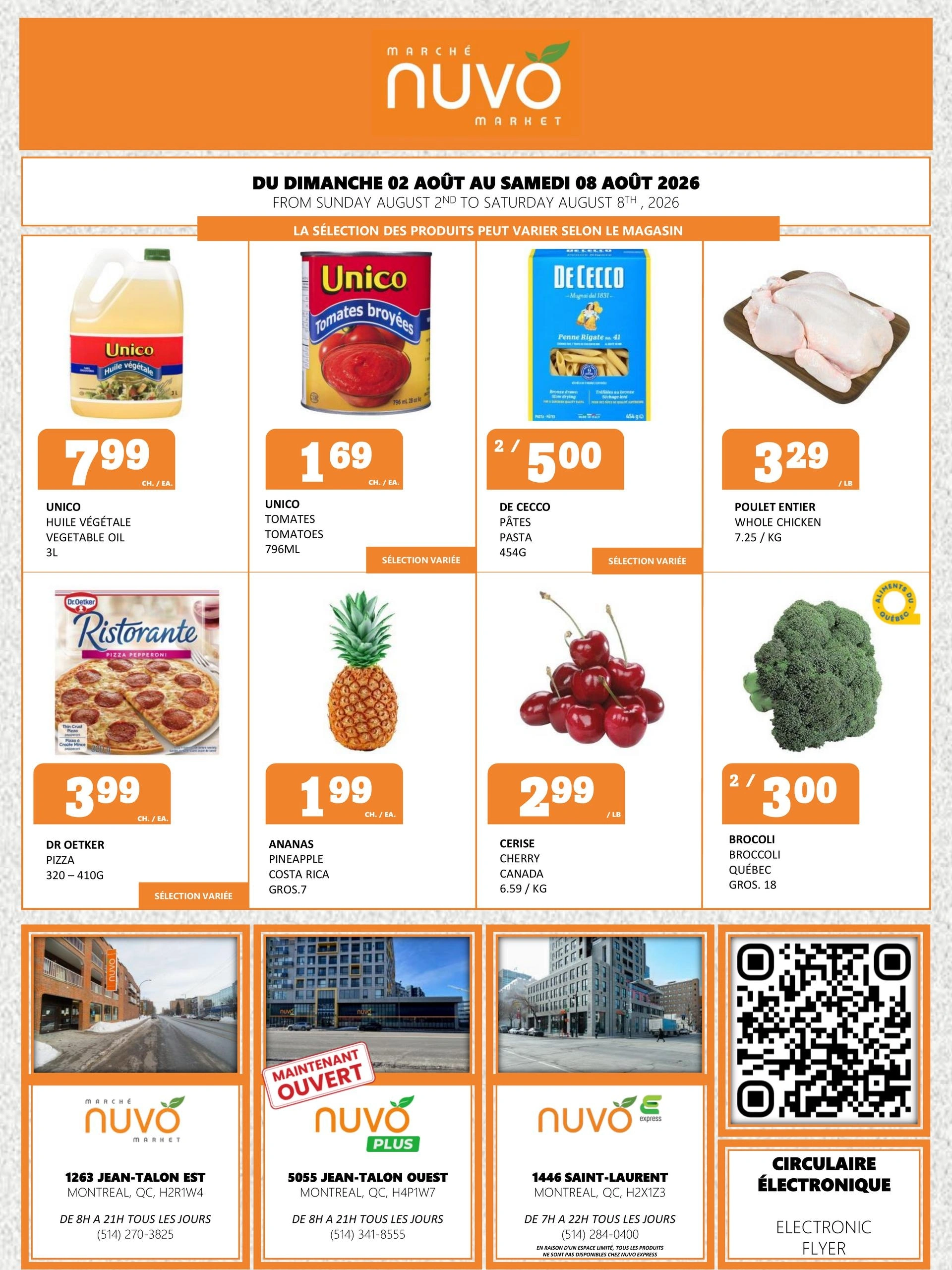 Marche Nuvo Market flyer page 1