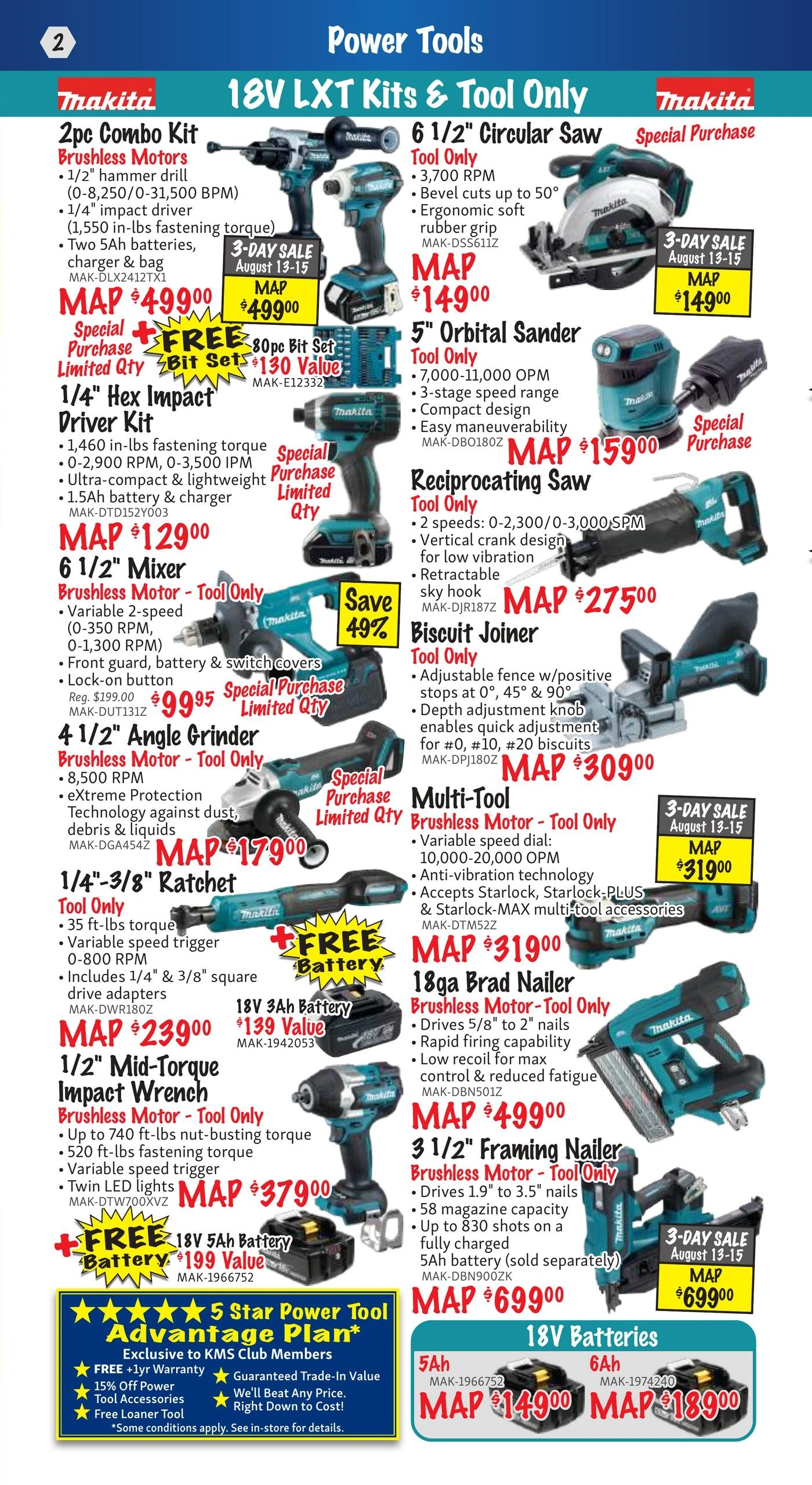 KMS Tools and Equipment ltd flyer page 2